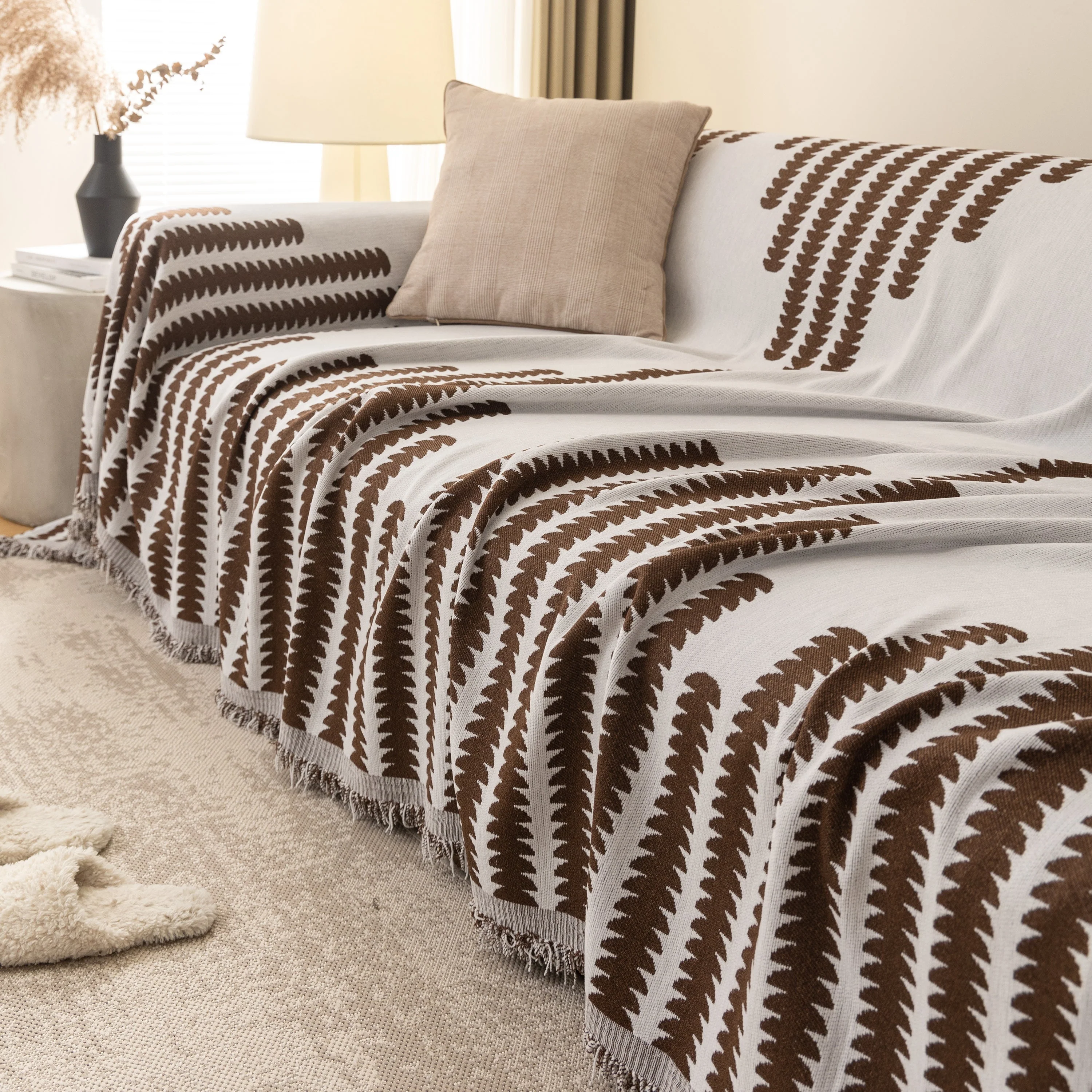 Soft Cozy Chenille Couch Cover Throws for Sofas, Couch Cover Blankets, Corner Sectional Couch Covers - Image 19