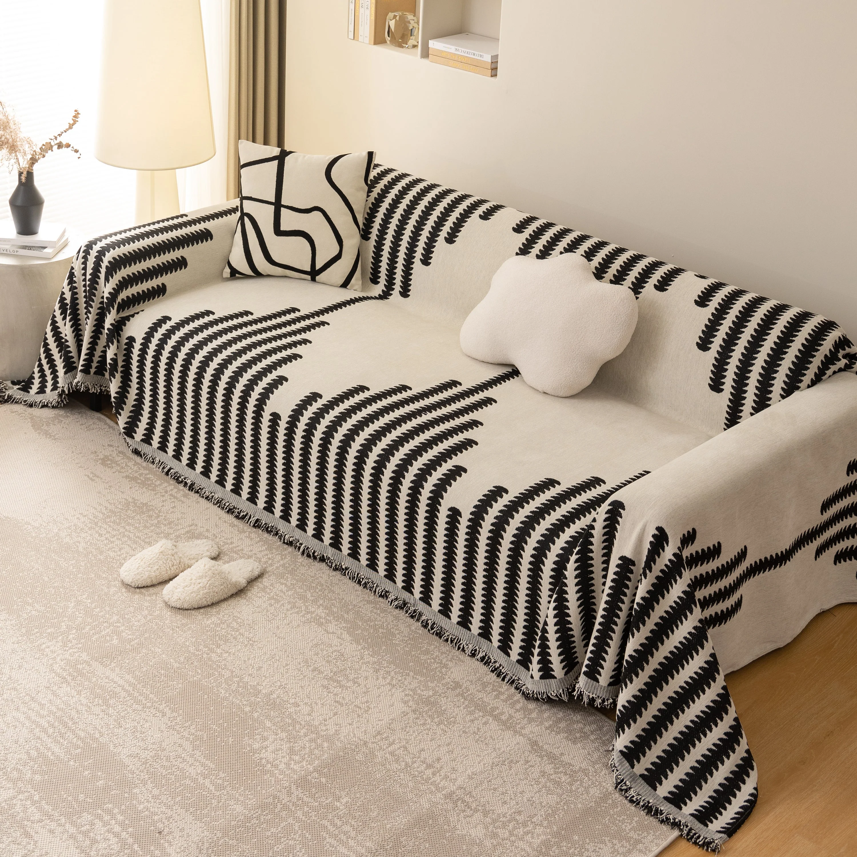 Soft Cozy Chenille Couch Cover Throws for Sofas, Couch Cover Blankets, Corner Sectional Couch Covers - Image 24