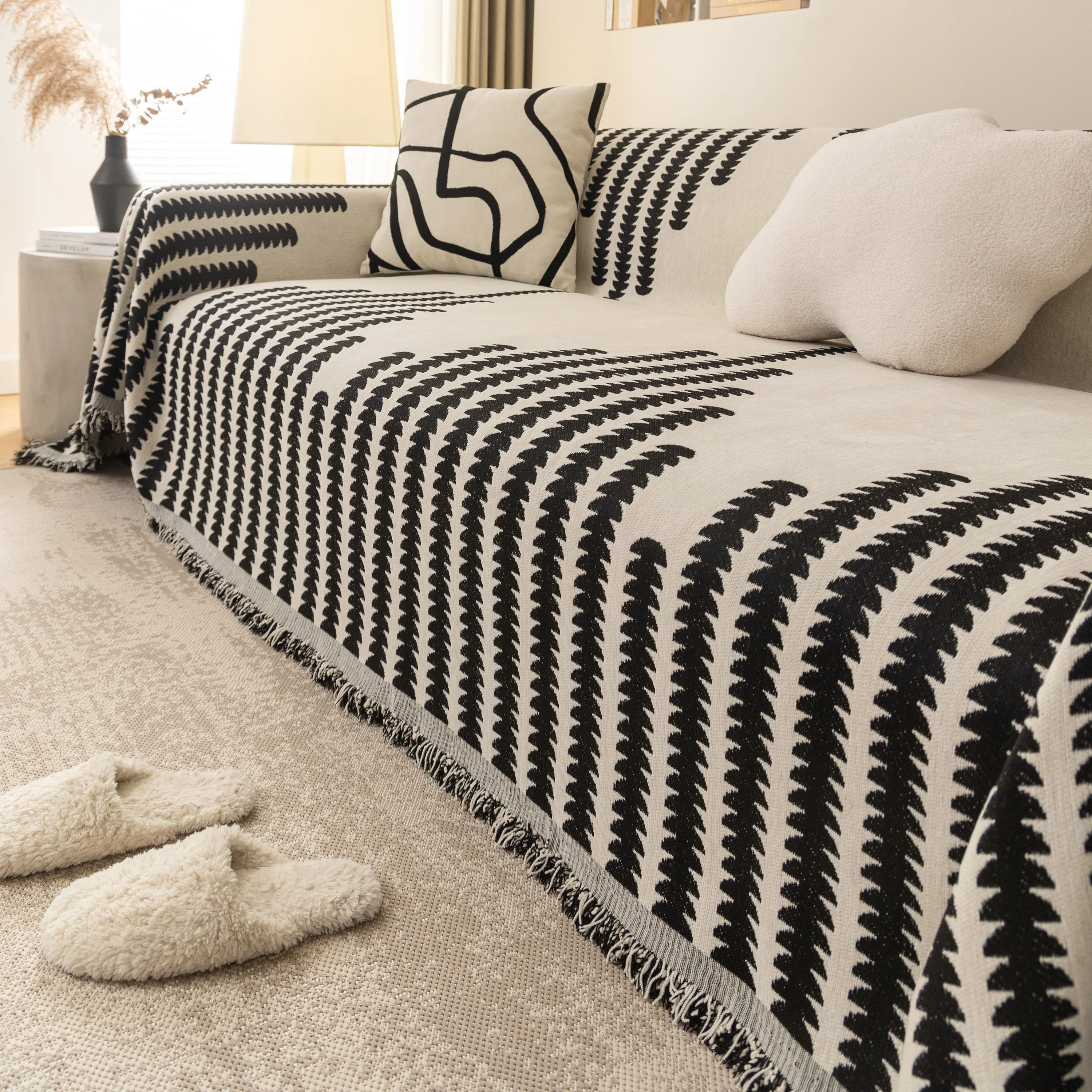 Soft Cozy Chenille Couch Cover Throws for Sofas, Couch Cover Blankets, Corner Sectional Couch Covers - Image 33