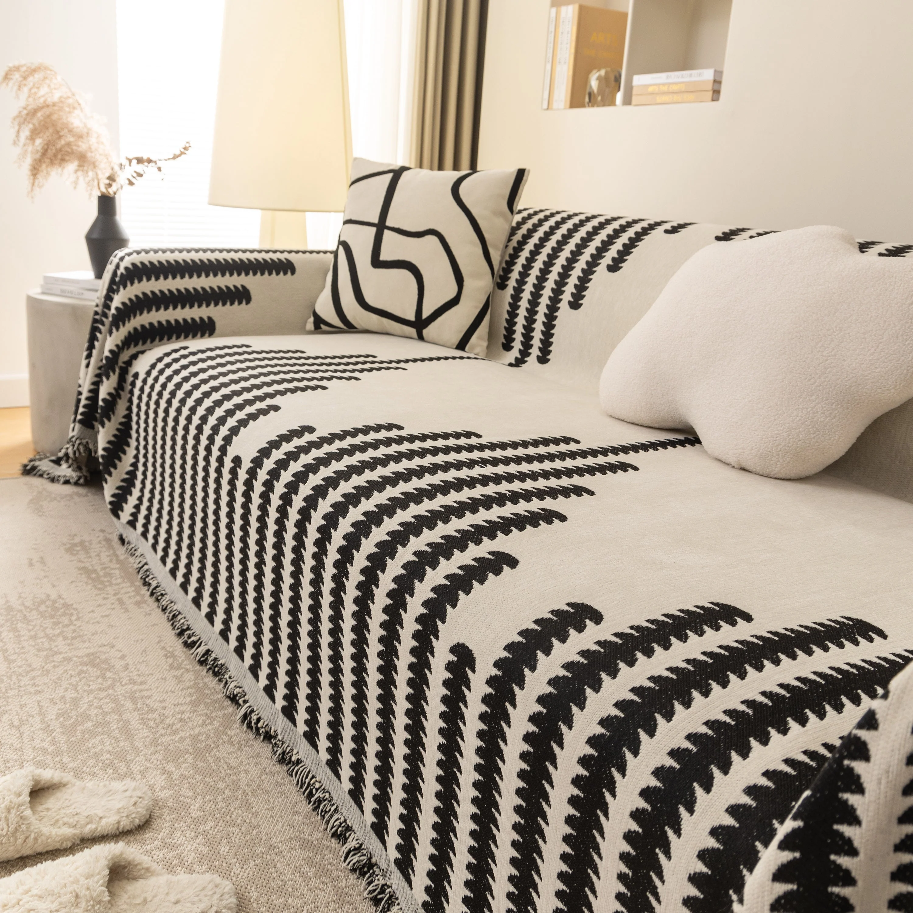 Soft Cozy Chenille Couch Cover Throws for Sofas, Couch Cover Blankets, Corner Sectional Couch Covers - Image 34