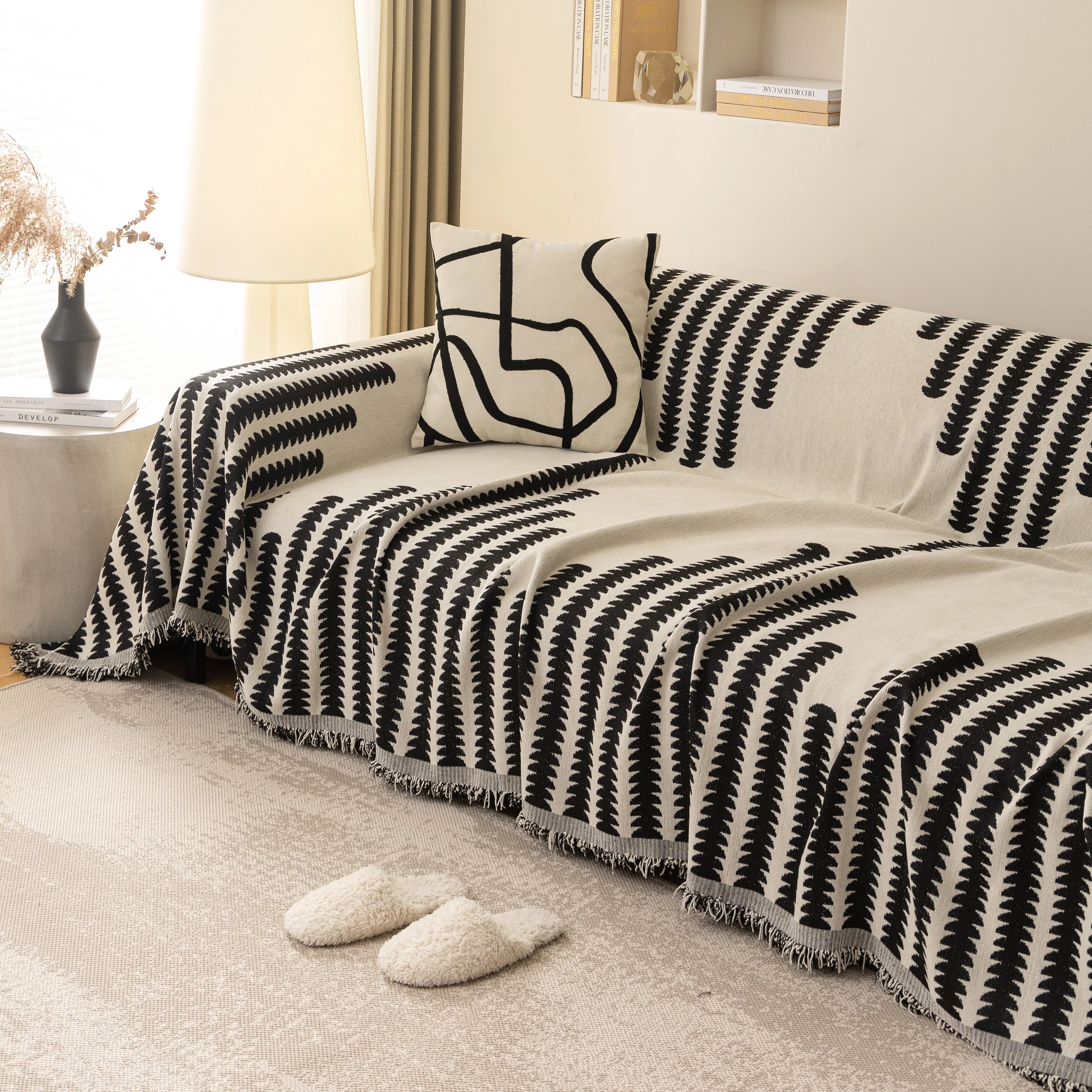 Soft Cozy Chenille Couch Cover Throws for Sofas, Couch Cover Blankets, Corner Sectional Couch Covers - Image 35