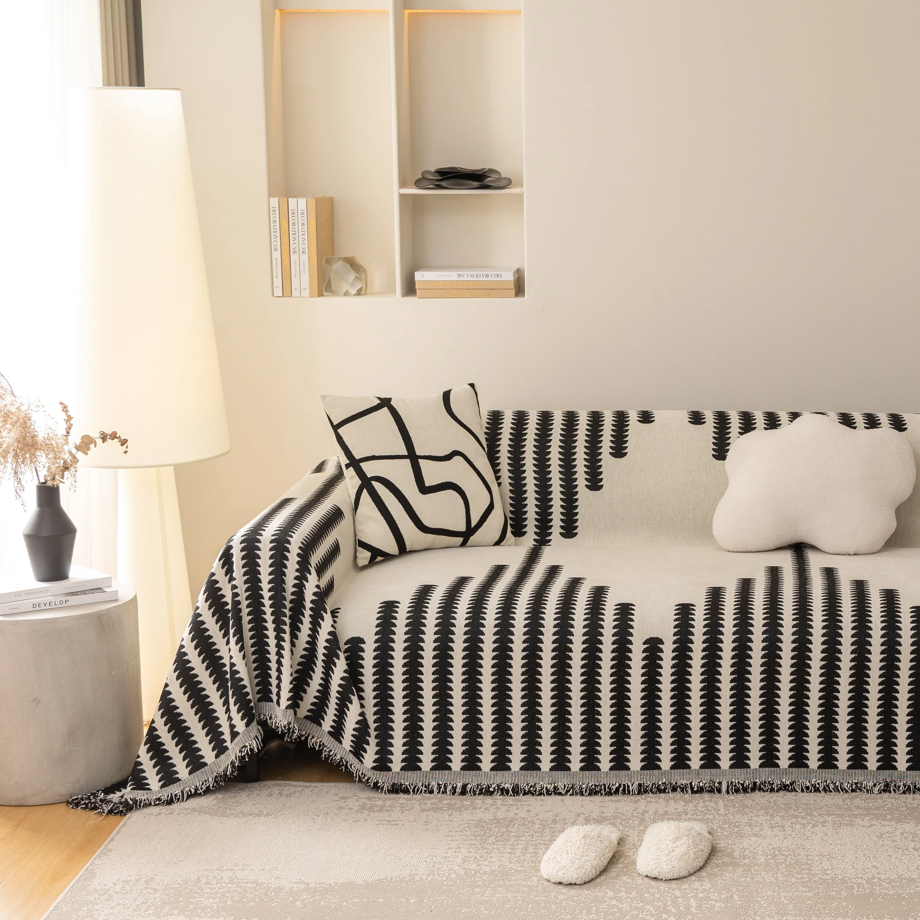 Soft Cozy Chenille Couch Cover Throws for Sofas, Couch Cover Blankets, Corner Sectional Couch Covers - Image 41