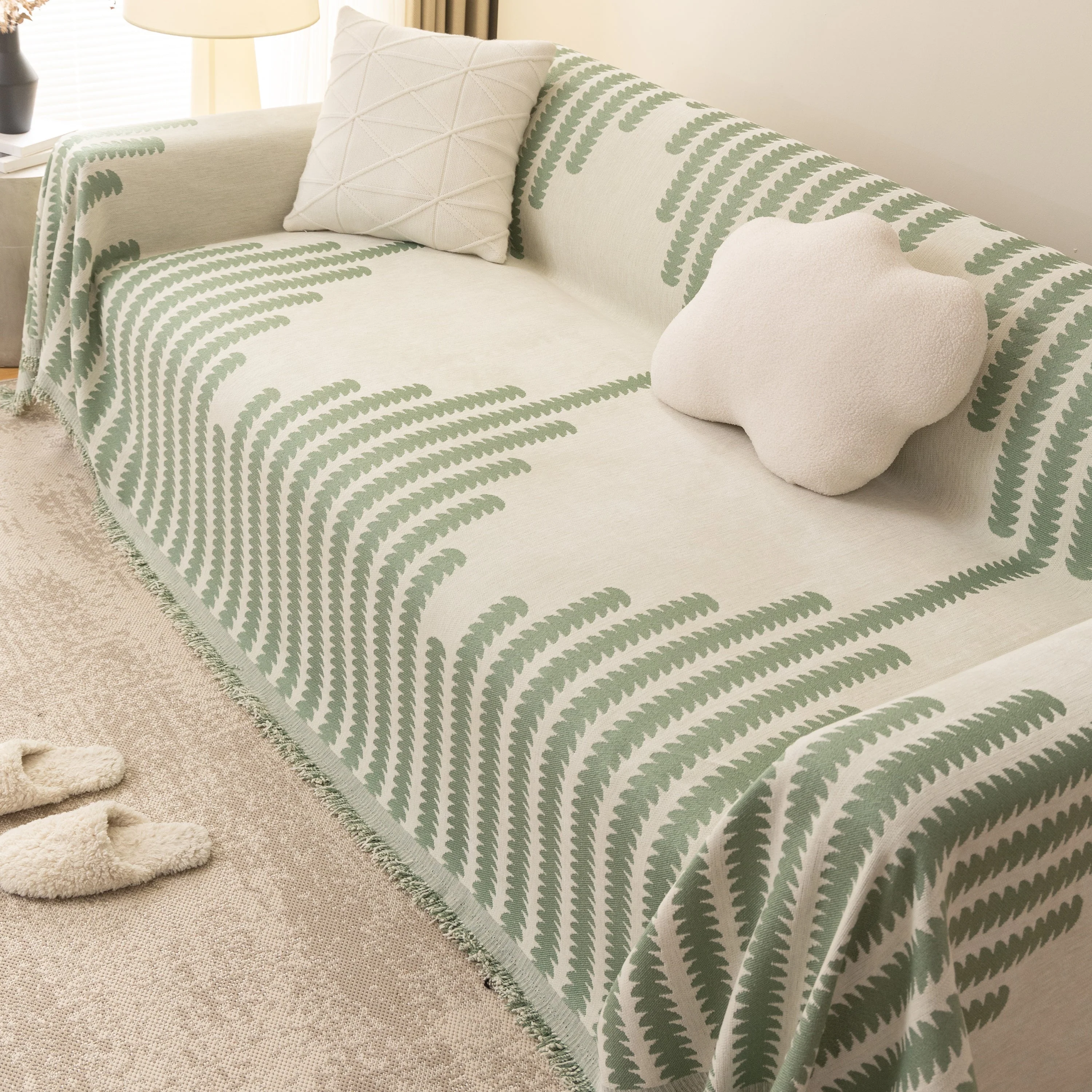 Soft Cozy Chenille Couch Cover Throws for Sofas, Couch Cover Blankets, Corner Sectional Couch Covers - Image 51