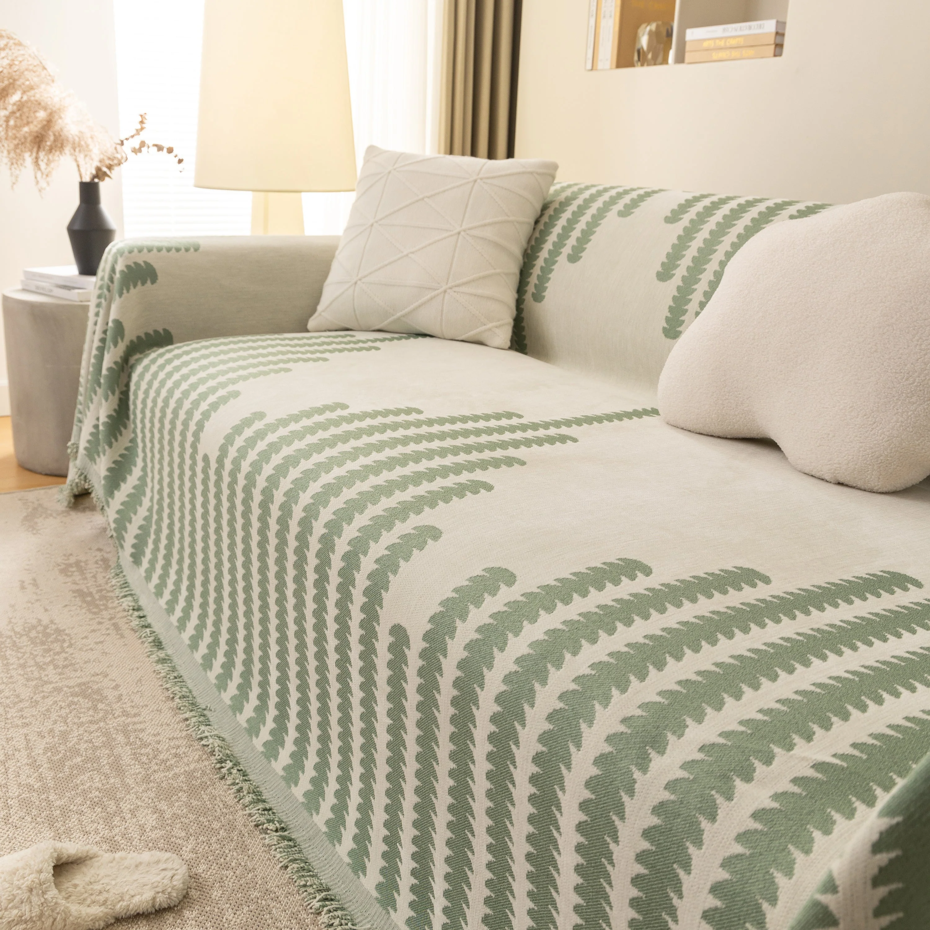 Soft Cozy Chenille Couch Cover Throws for Sofas, Couch Cover Blankets, Corner Sectional Couch Covers - Image 54