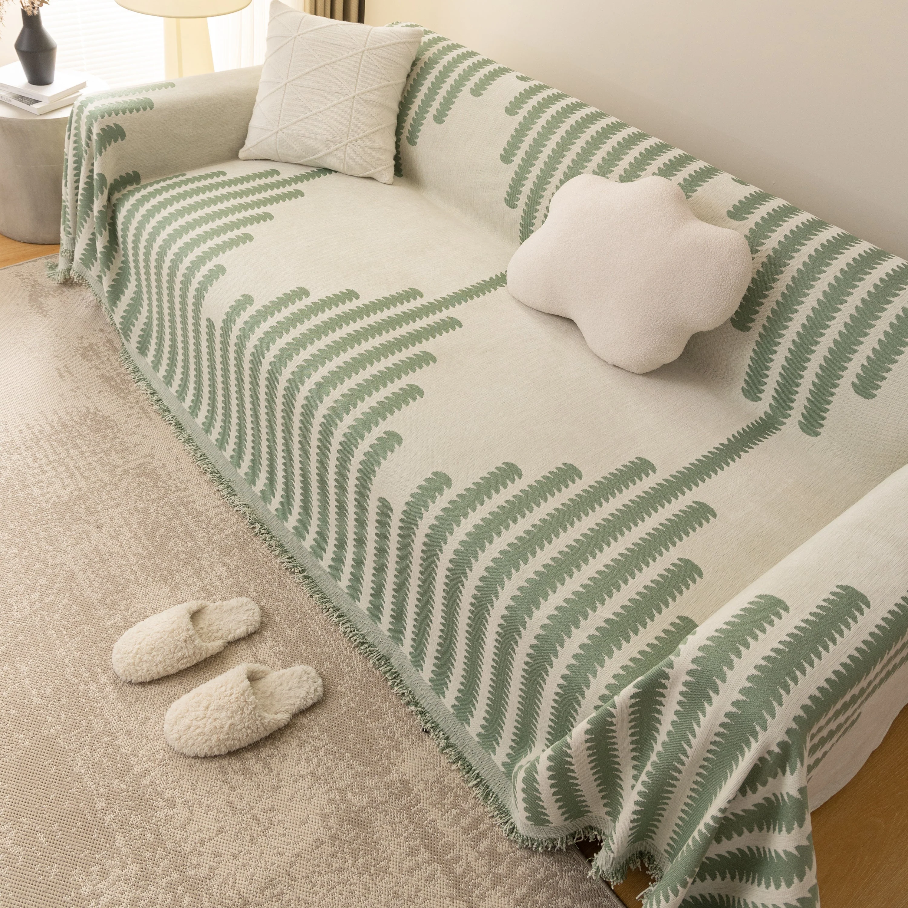 Soft Cozy Chenille Couch Cover Throws for Sofas, Couch Cover Blankets, Corner Sectional Couch Covers - Image 55