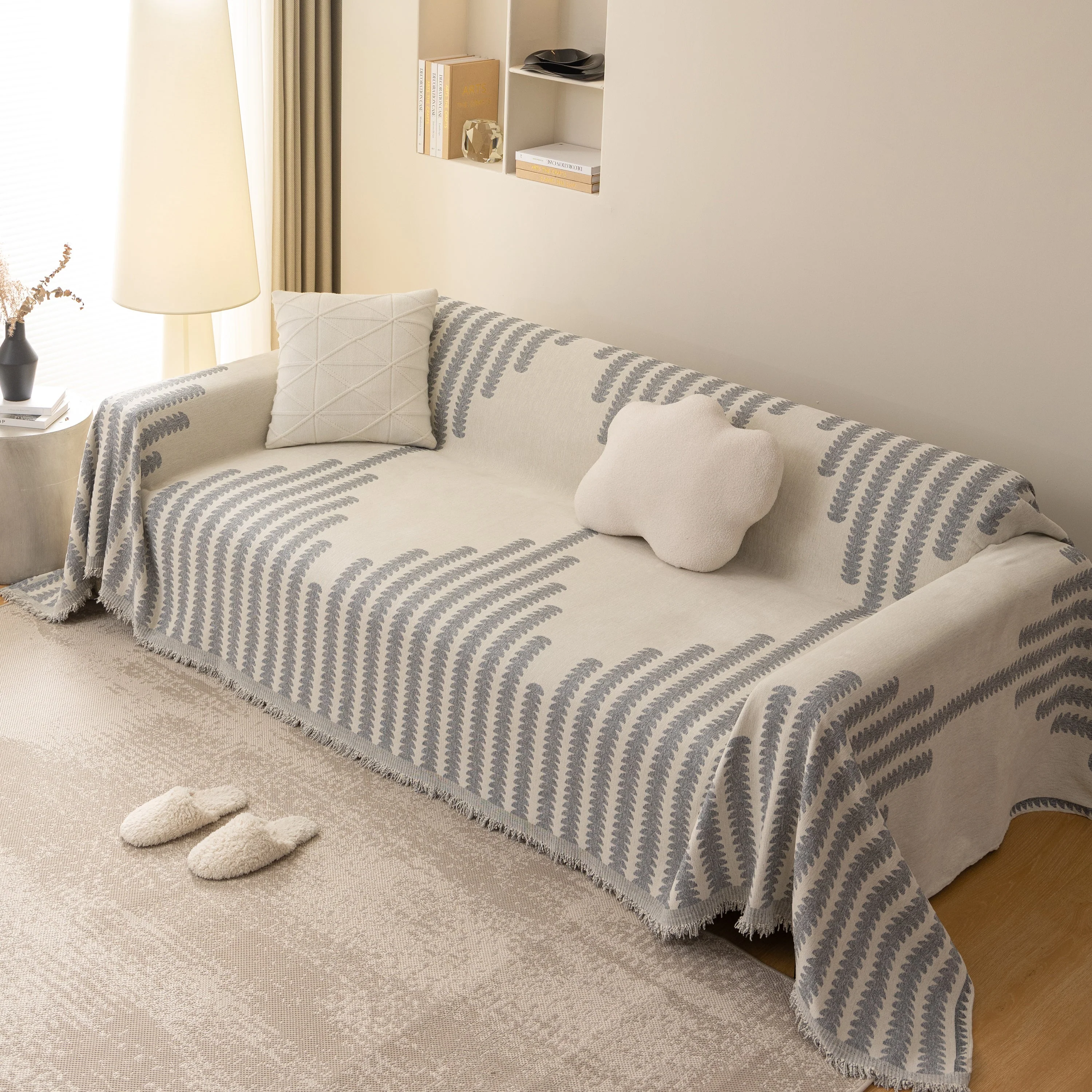 Soft Cozy Chenille Couch Cover Throws for Sofas, Couch Cover Blankets, Corner Sectional Couch Covers - Image 60