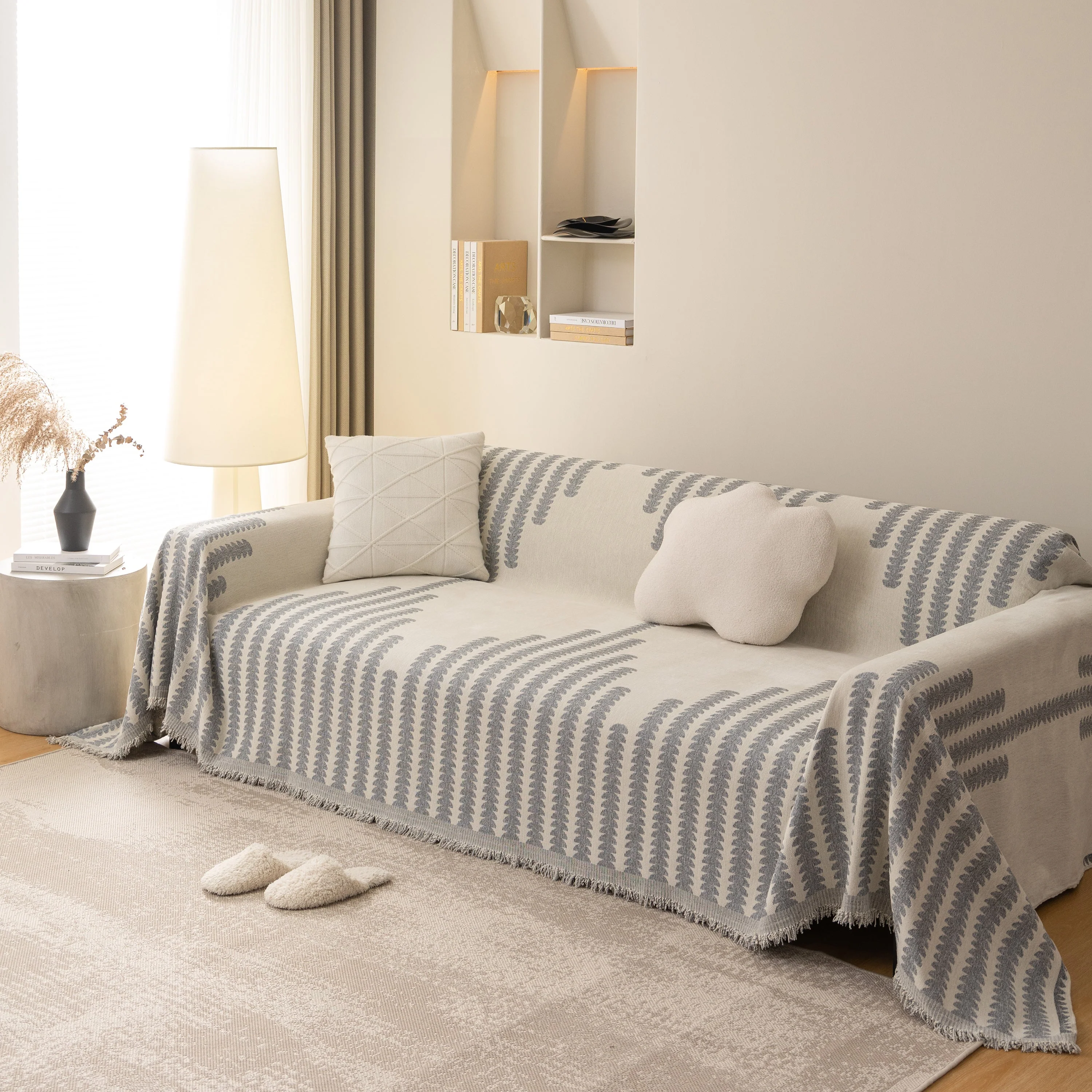 Soft Cozy Chenille Couch Cover Throws for Sofas, Couch Cover Blankets, Corner Sectional Couch Covers - Image 64