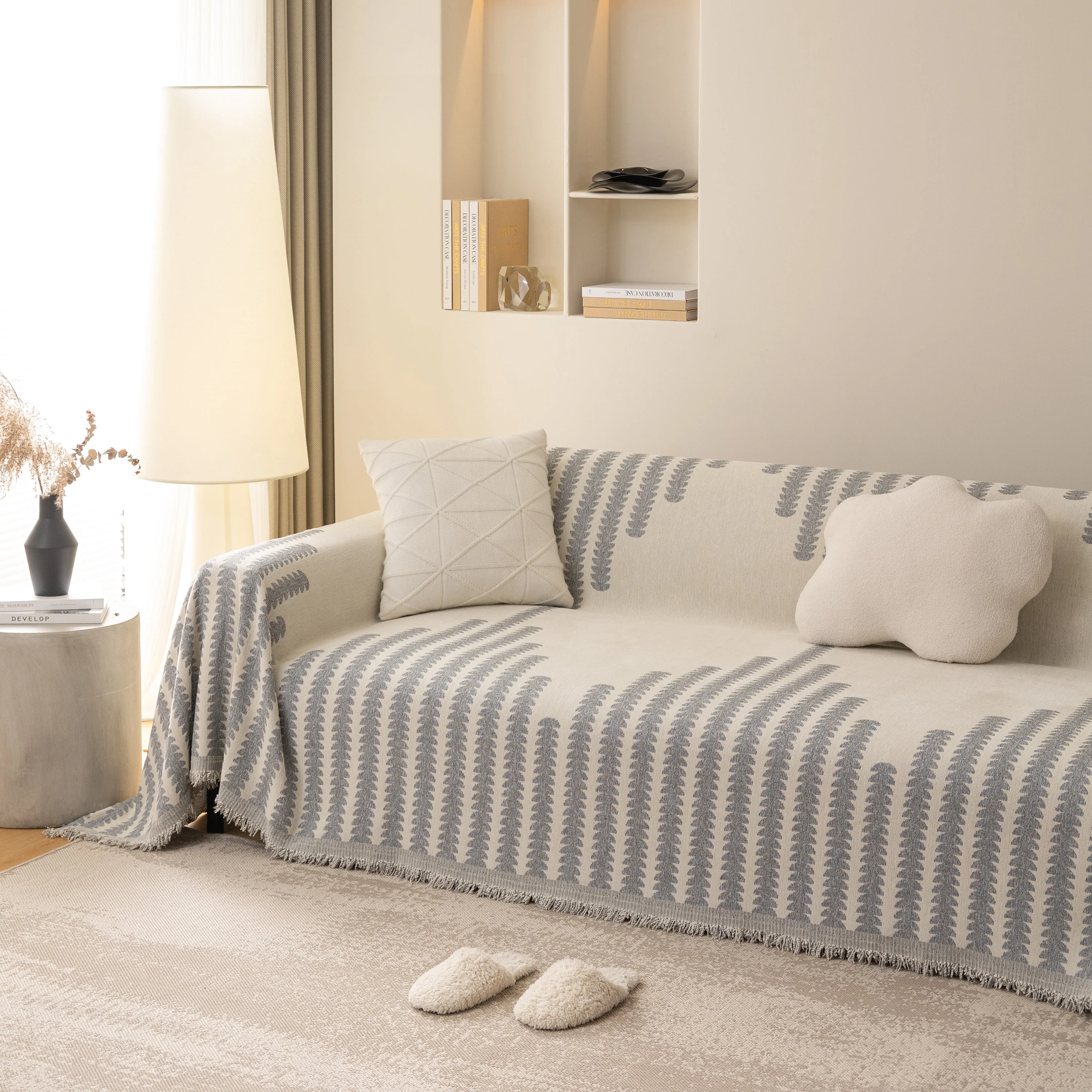 Soft Cozy Chenille Couch Cover Throws for Sofas, Couch Cover Blankets, Corner Sectional Couch Covers - Image 65