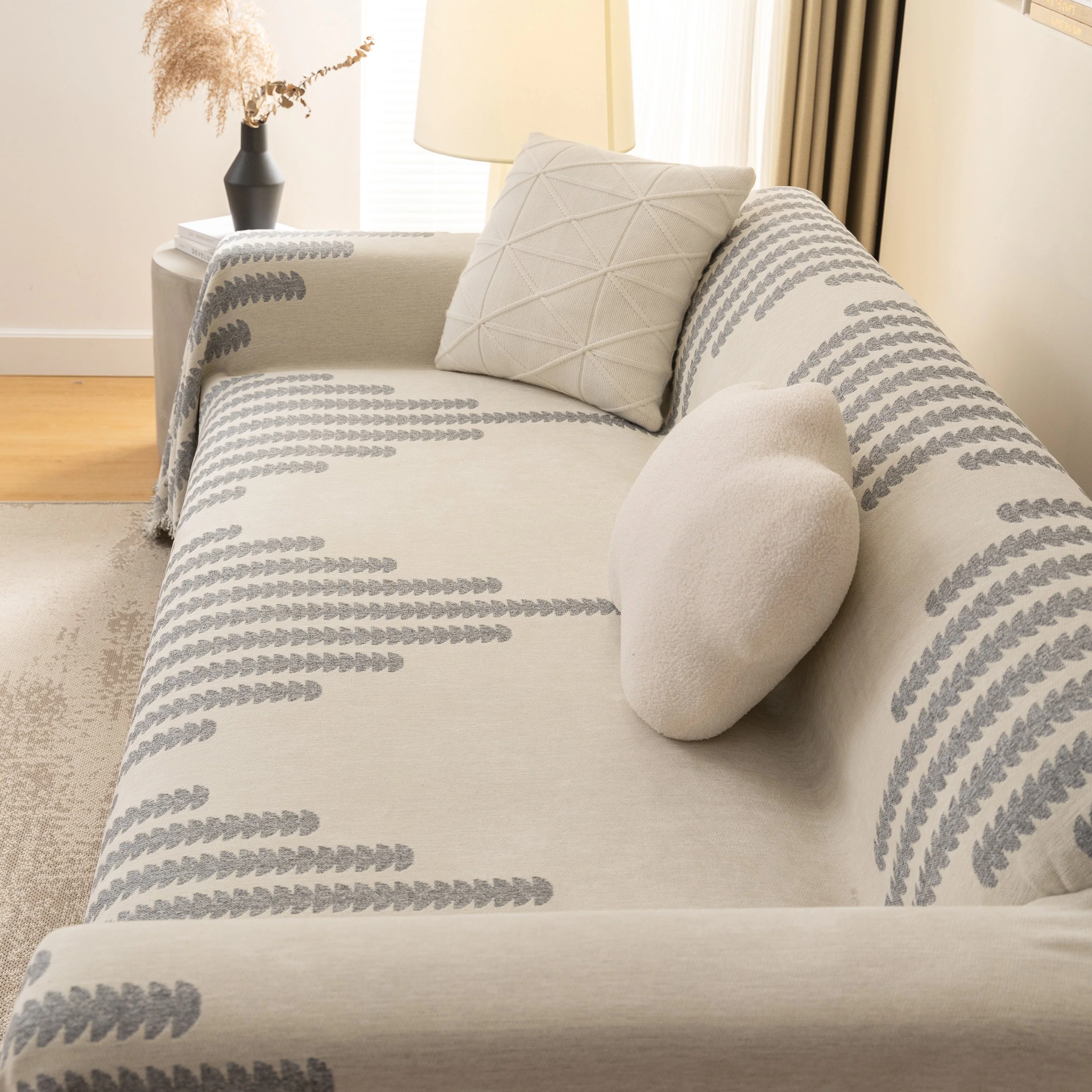 Soft Cozy Chenille Couch Cover Throws for Sofas, Couch Cover Blankets, Corner Sectional Couch Covers - Image 67