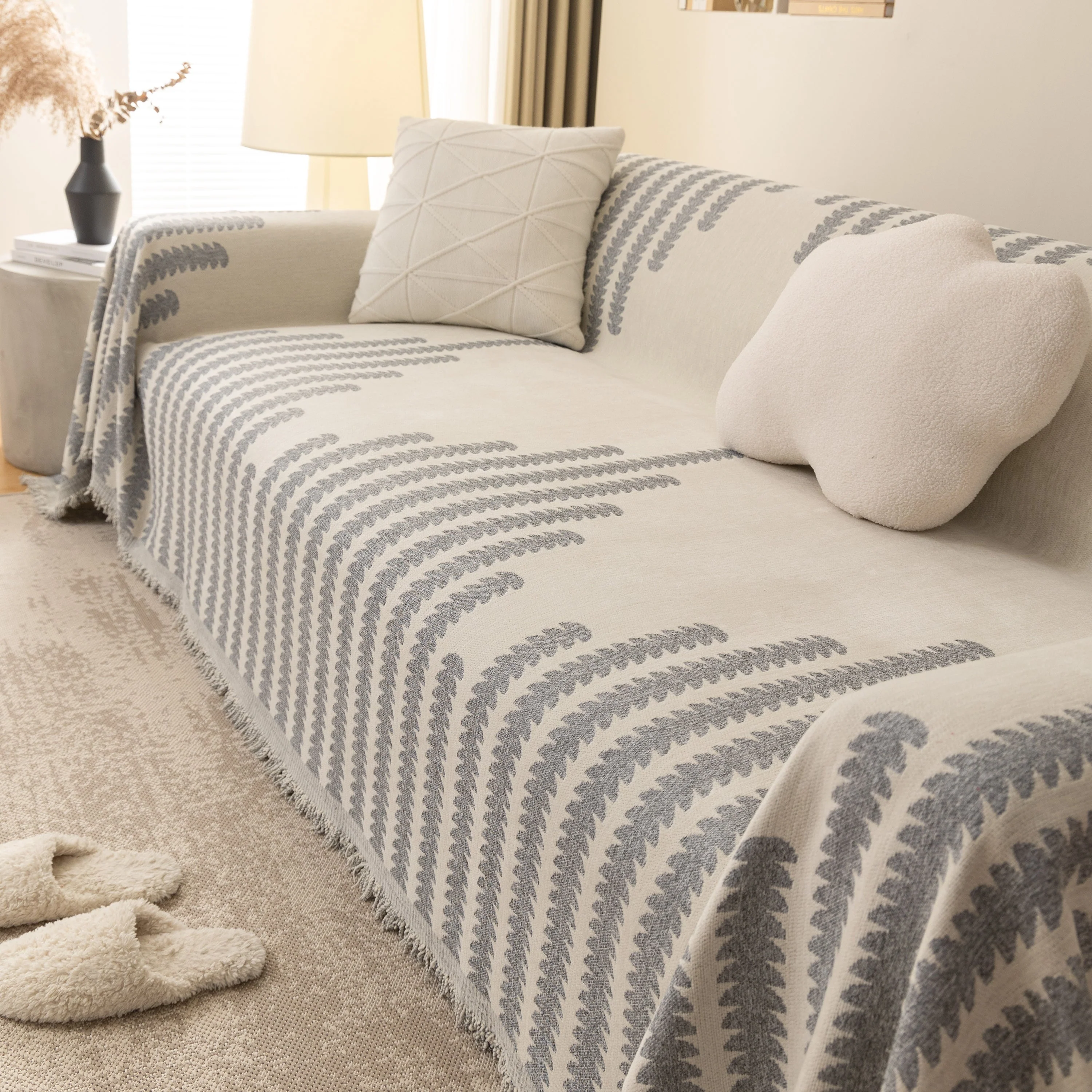 Soft Cozy Chenille Couch Cover Throws for Sofas, Couch Cover Blankets, Corner Sectional Couch Covers - Image 69