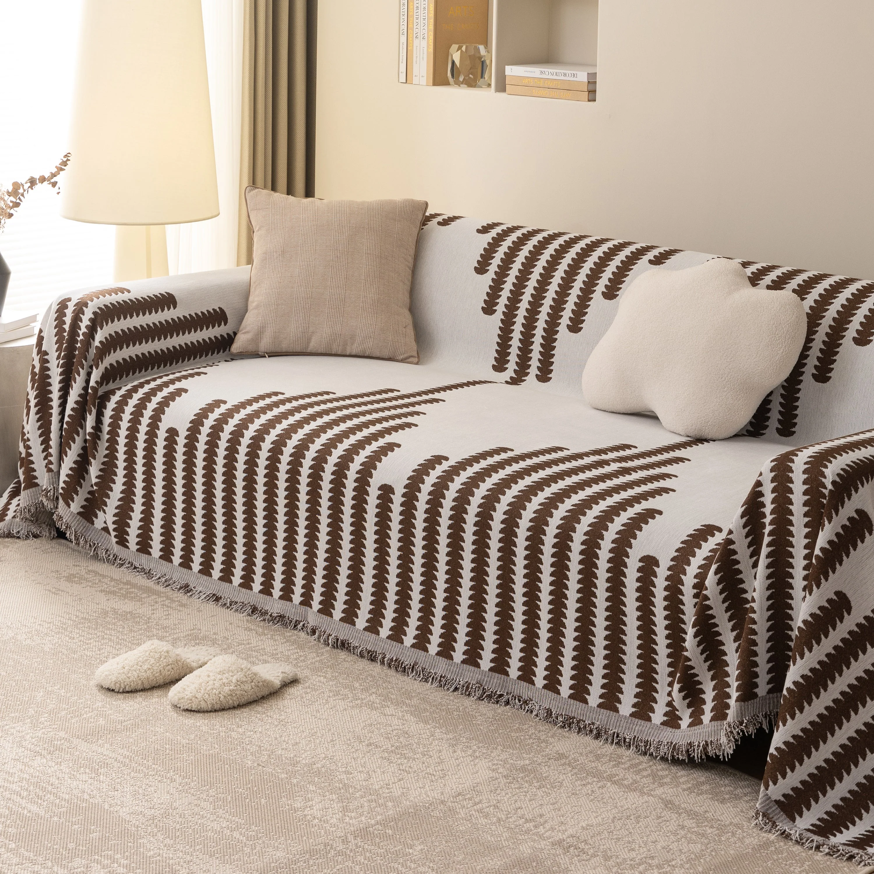 Soft Cozy Chenille Couch Cover Throws for Sofas, Couch Cover Blankets, Corner Sectional Couch Covers - Image 7