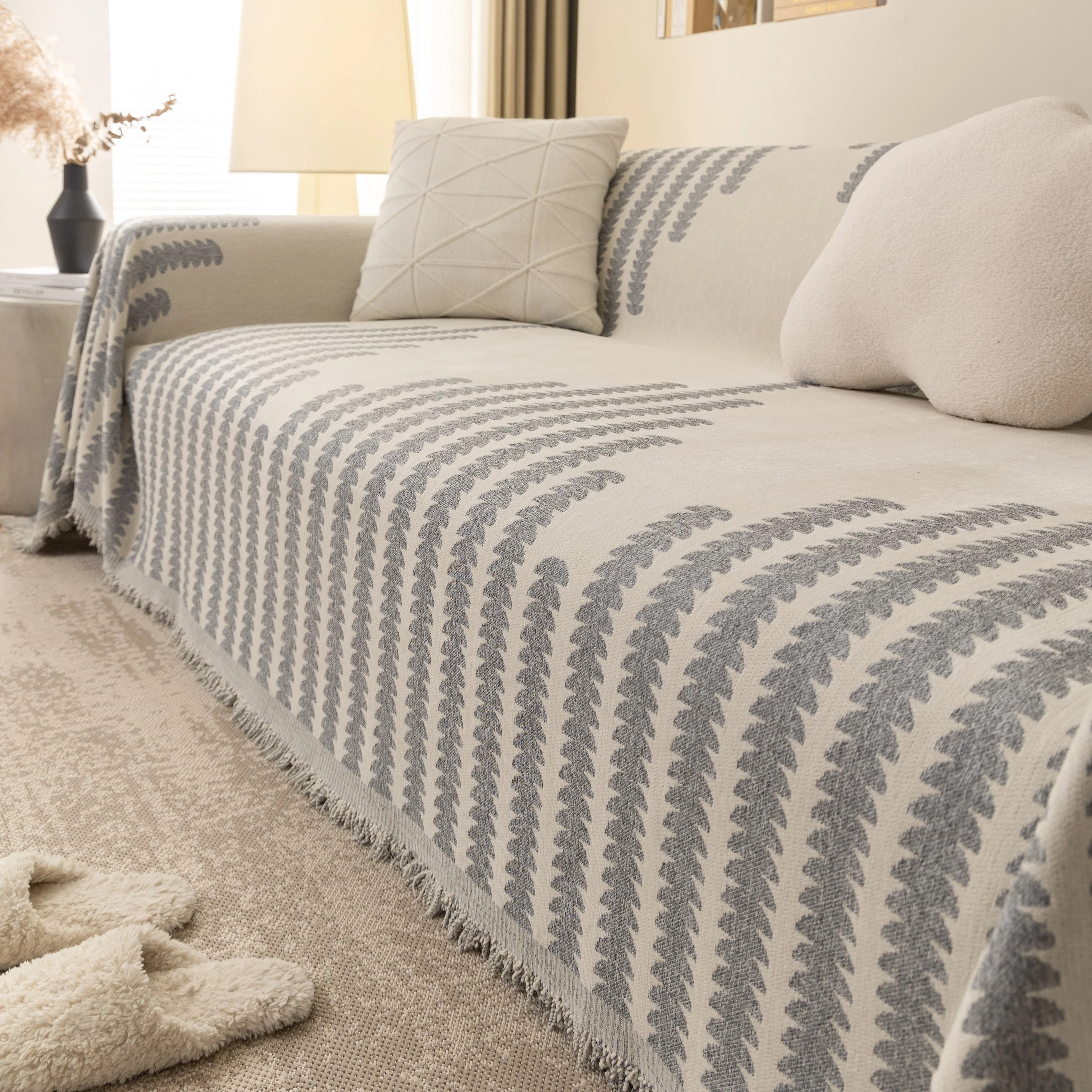 Soft Cozy Chenille Couch Cover Throws for Sofas, Couch Cover Blankets, Corner Sectional Couch Covers - Image 70
