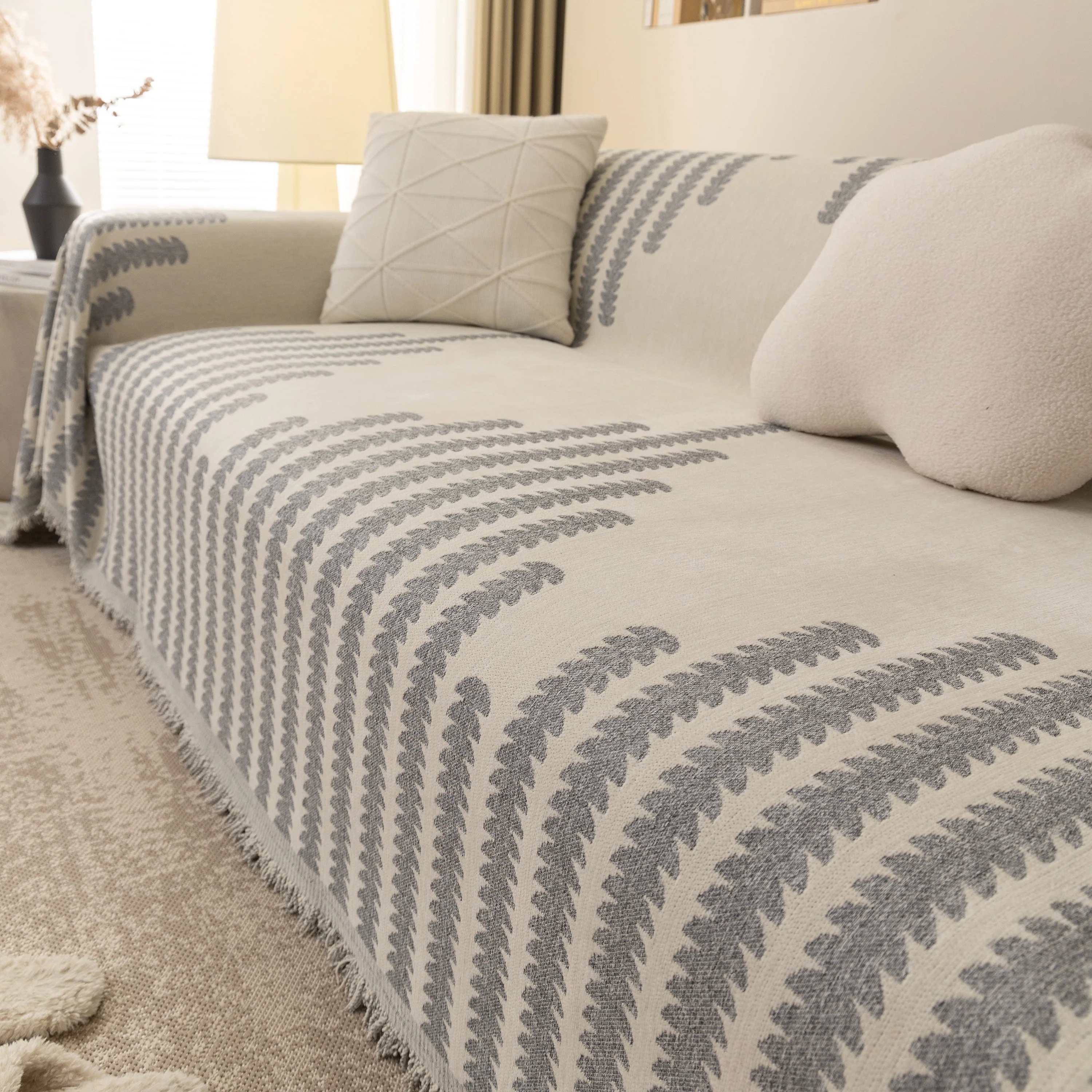 Soft Cozy Chenille Couch Cover Throws for Sofas, Couch Cover Blankets, Corner Sectional Couch Covers - Image 71