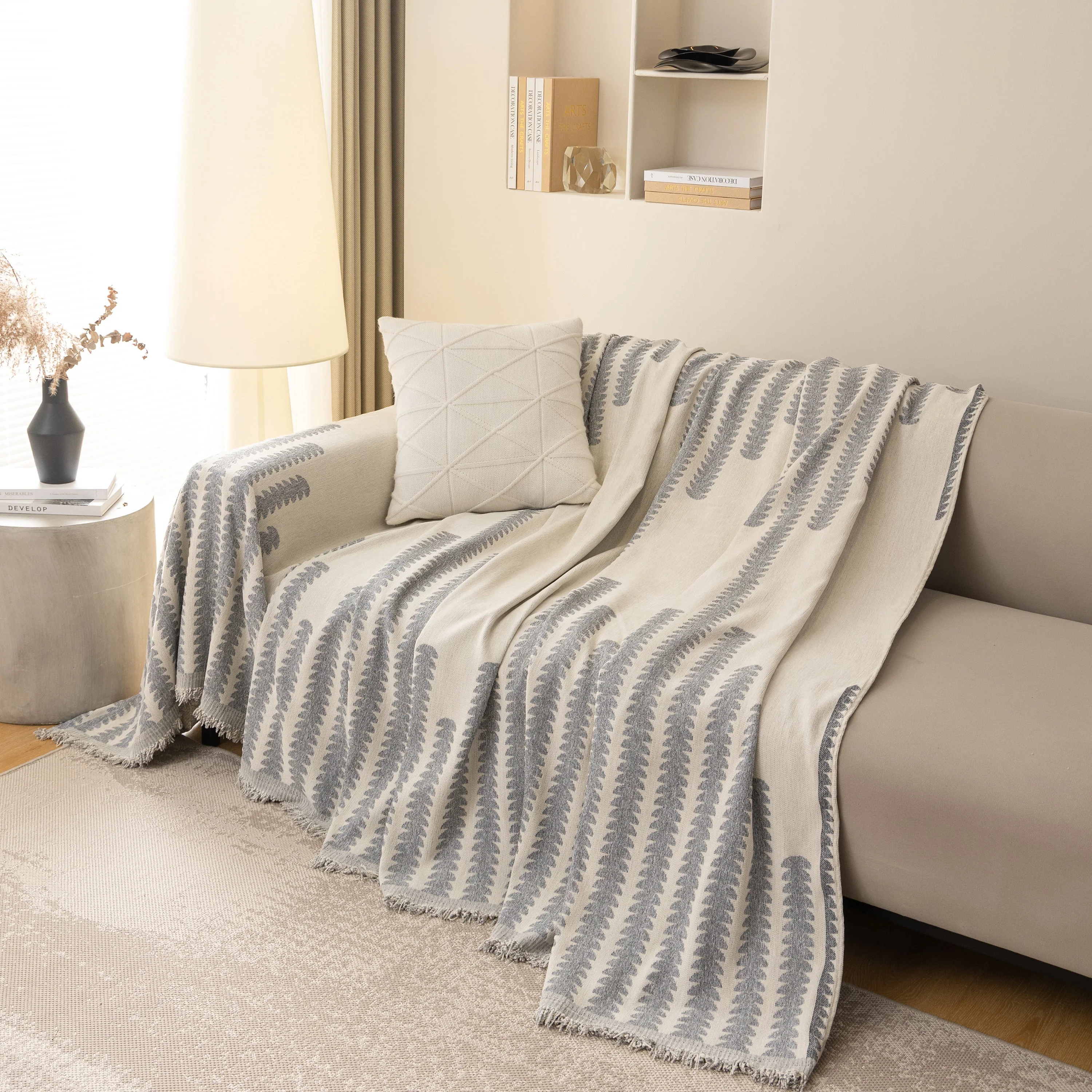 Soft Cozy Chenille Couch Cover Throws for Sofas, Couch Cover Blankets, Corner Sectional Couch Covers - Image 77