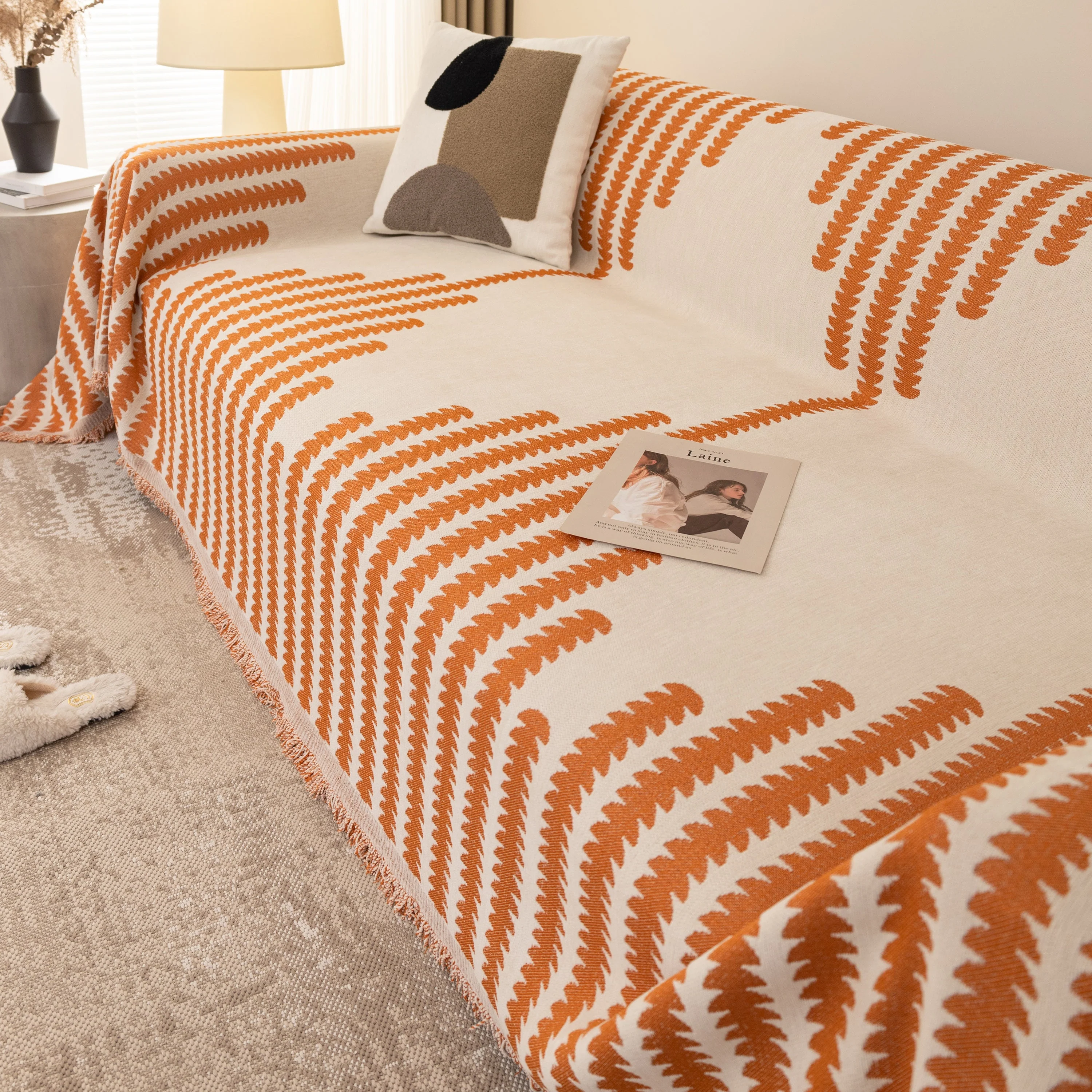 Soft Cozy Chenille Couch Cover Throws for Sofas, Couch Cover Blankets, Corner Sectional Couch Covers - Image 90