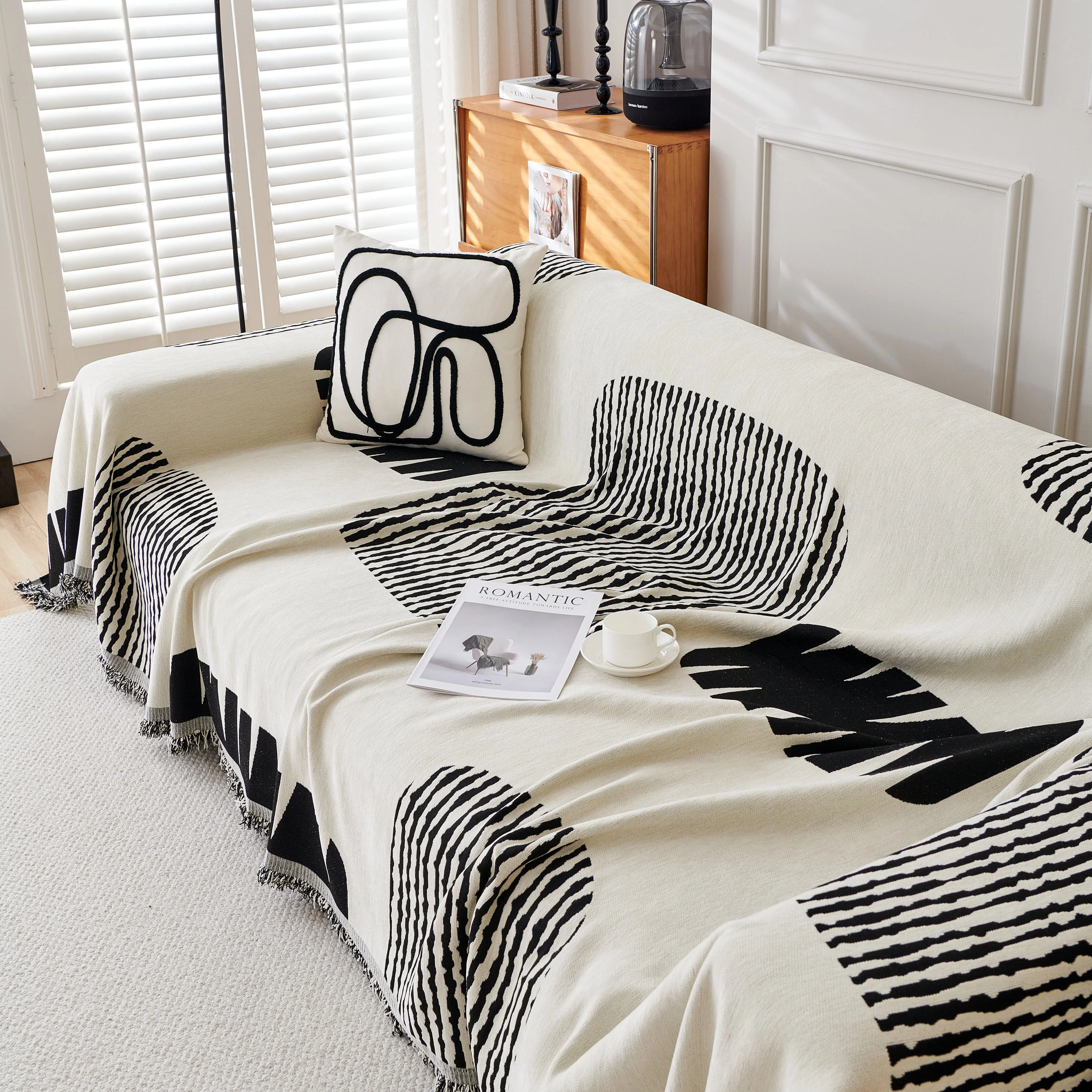 Soft Cozy Chenille Sofa Throw Blanket and Sectional Seat Covers, Scratch Resistant Sofa Couch Covers - Image 100