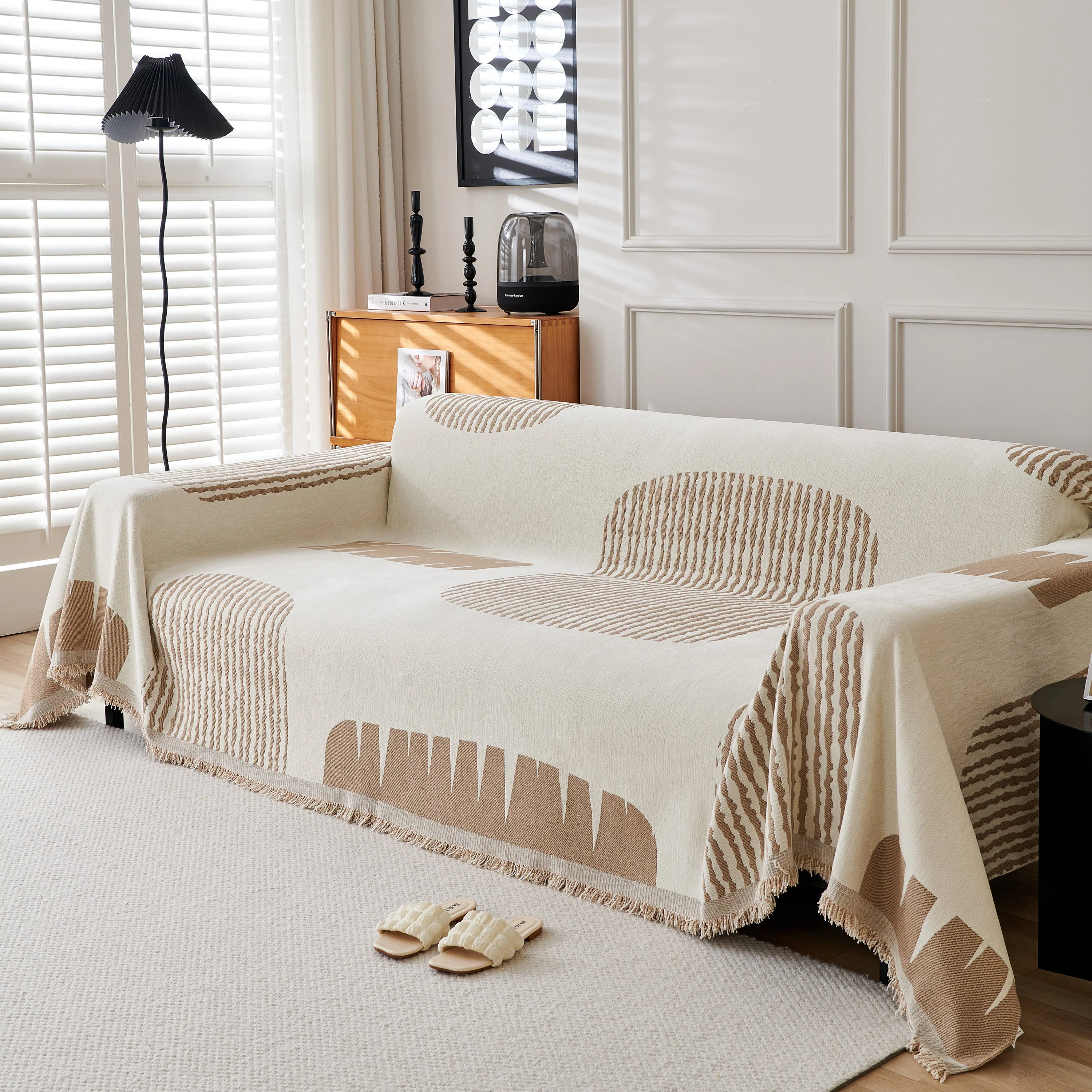 Soft Cozy Chenille Sofa Throw Blanket and Sectional Seat Covers, Scratch Resistant Sofa Couch Covers - Image 14