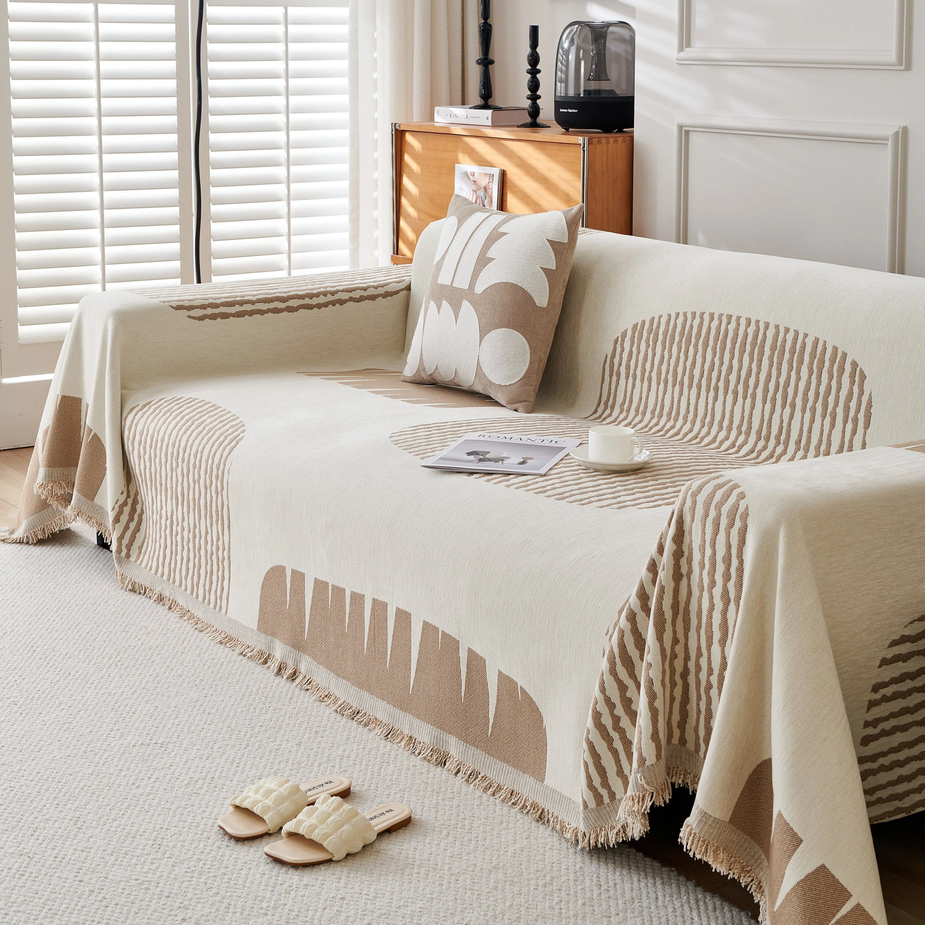 Soft Cozy Chenille Sofa Throw Blanket and Sectional Seat Covers, Scratch Resistant Sofa Couch Covers - Image 21