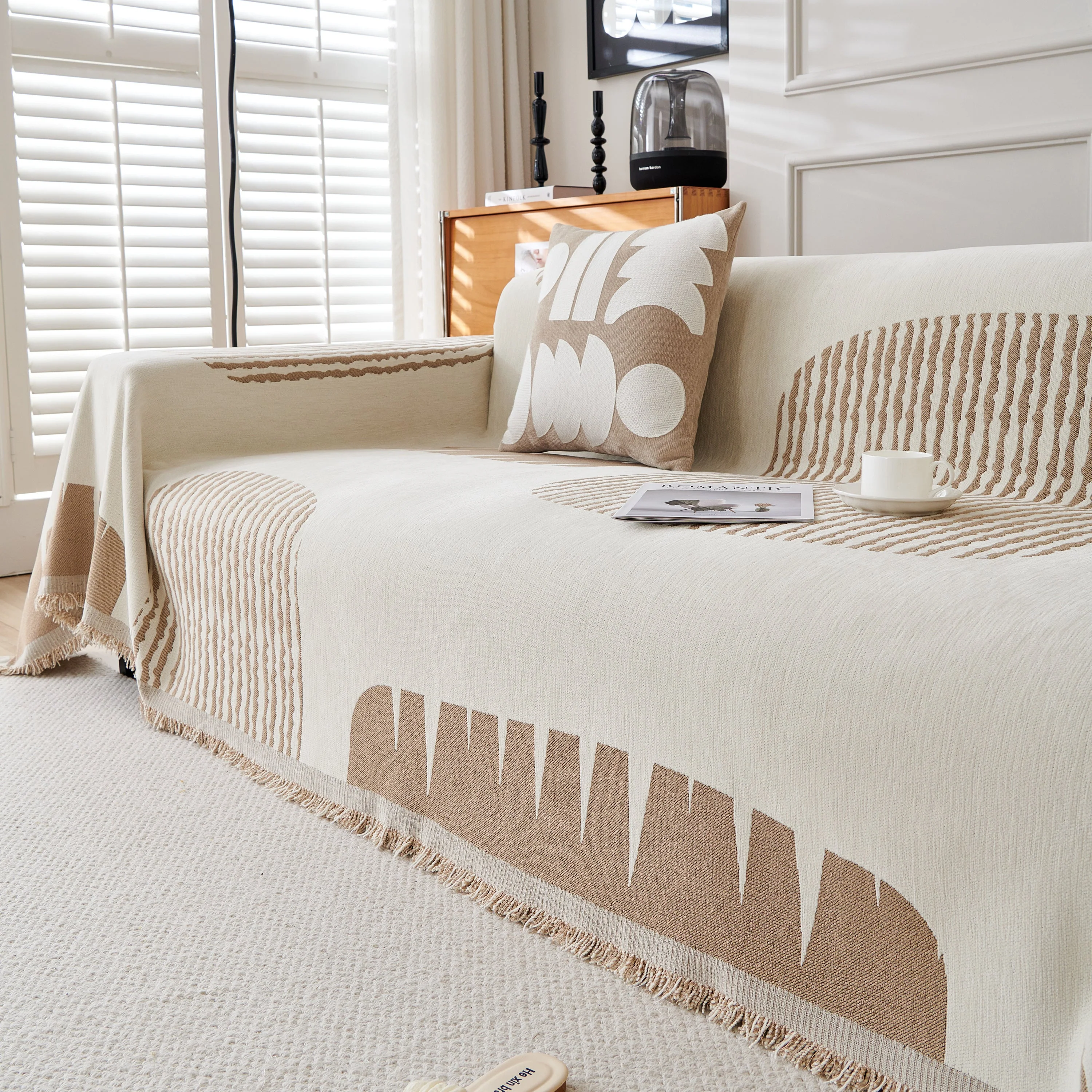 Soft Cozy Chenille Sofa Throw Blanket and Sectional Seat Covers, Scratch Resistant Sofa Couch Covers - Image 27