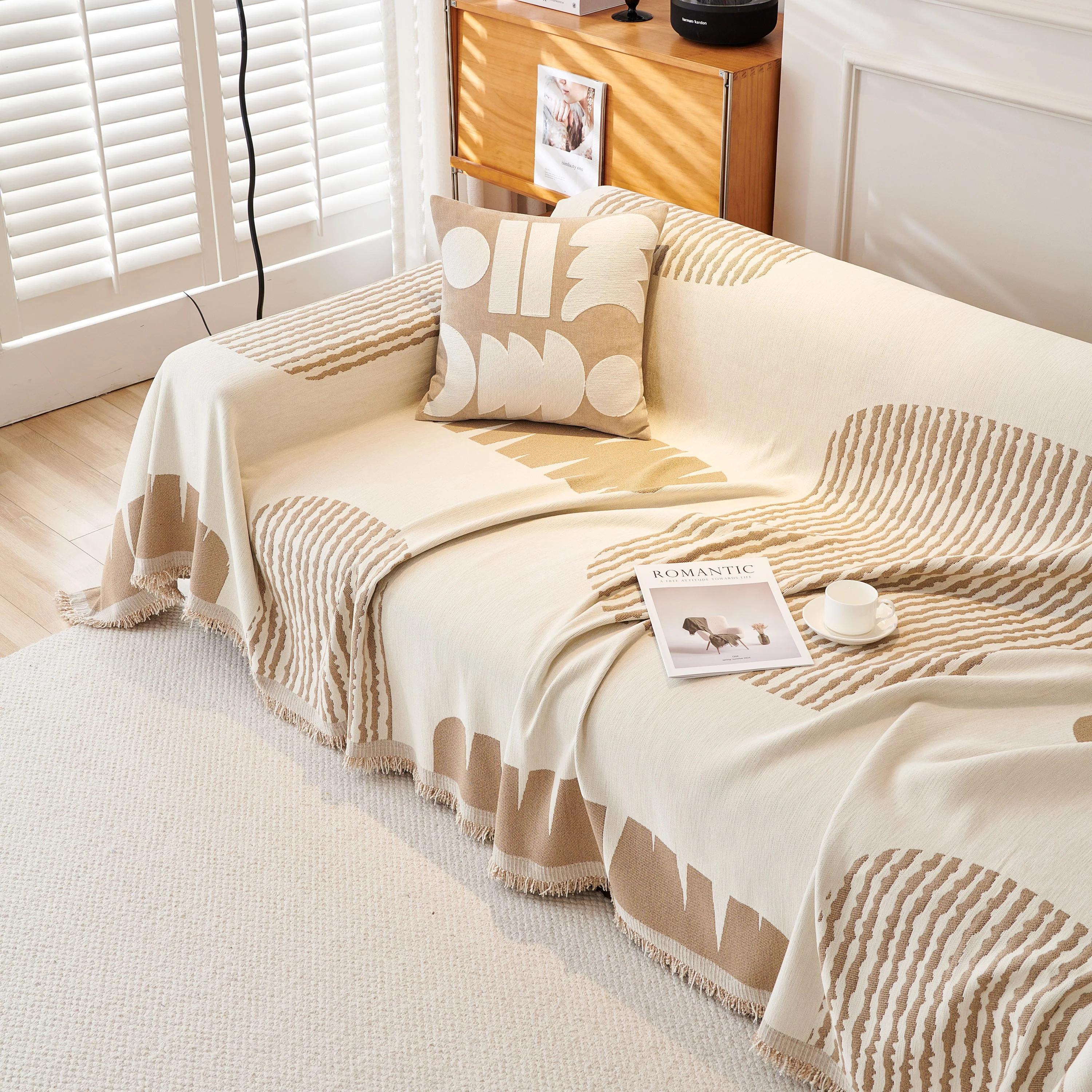 Soft Cozy Chenille Sofa Throw Blanket and Sectional Seat Covers, Scratch Resistant Sofa Couch Covers - Image 34