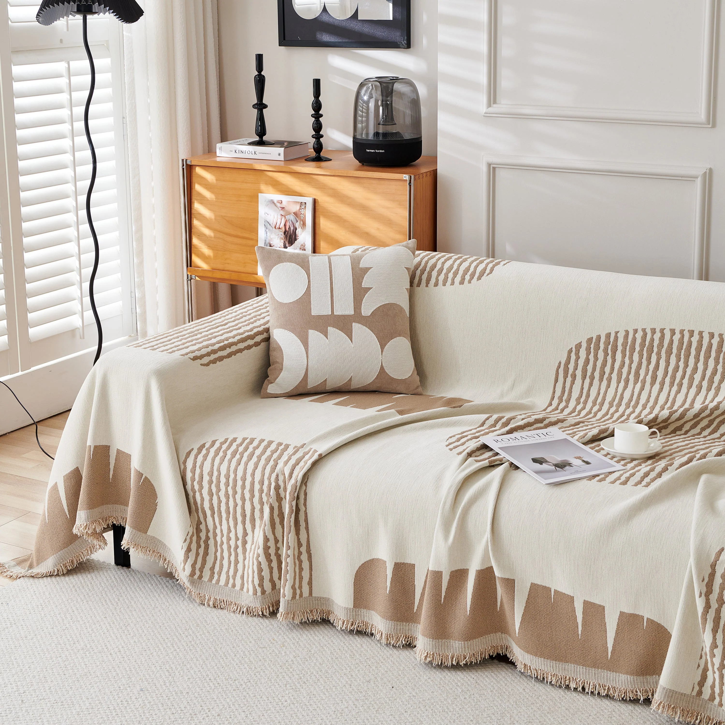 Soft Cozy Chenille Sofa Throw Blanket and Sectional Seat Covers, Scratch Resistant Sofa Couch Covers - Image 36
