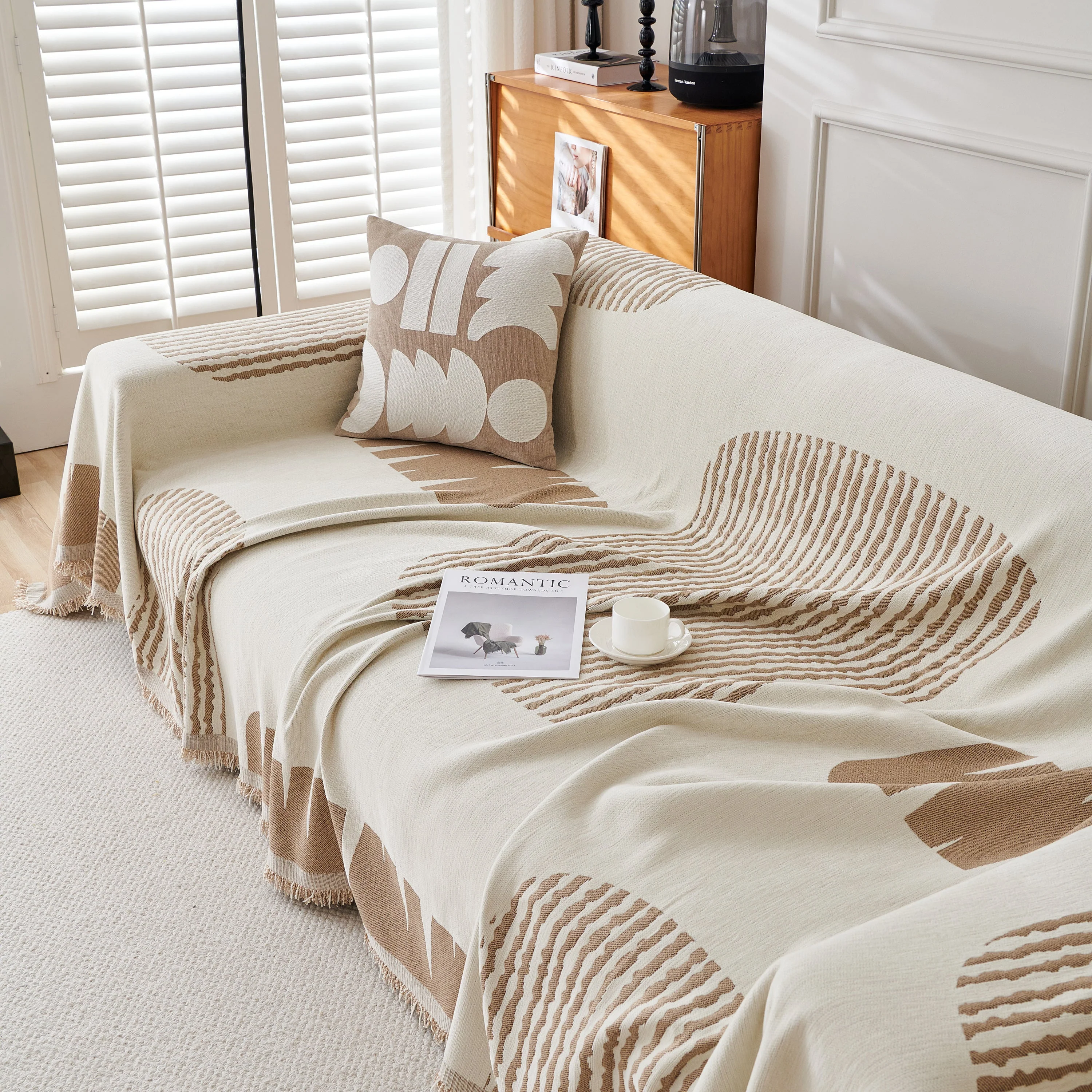 Soft Cozy Chenille Sofa Throw Blanket and Sectional Seat Covers, Scratch Resistant Sofa Couch Covers - Image 37