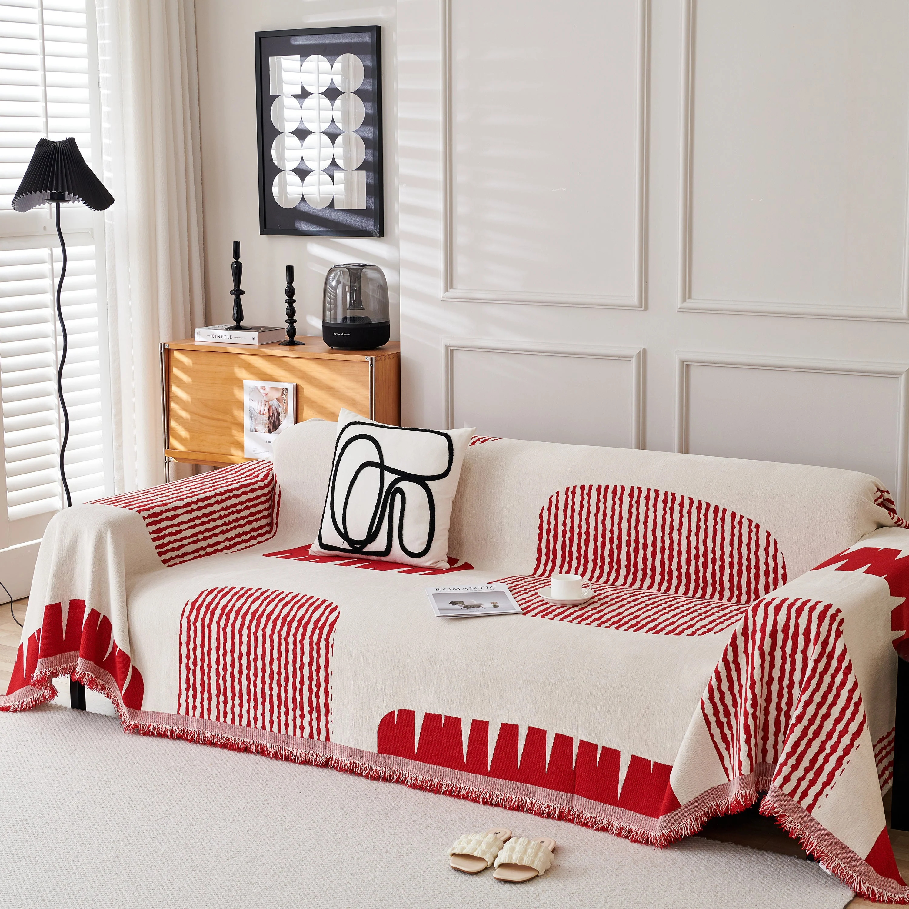Soft Cozy Chenille Sofa Throw Blanket and Sectional Seat Covers, Scratch Resistant Sofa Couch Covers - Image 43