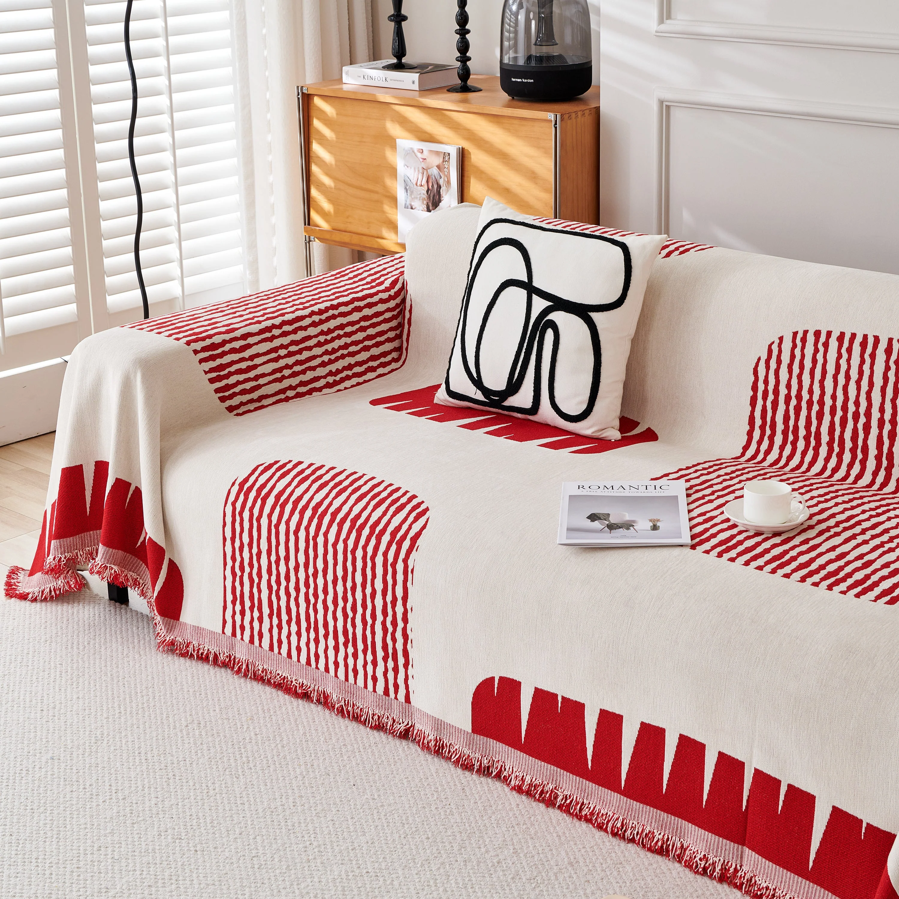 Soft Cozy Chenille Sofa Throw Blanket and Sectional Seat Covers, Scratch Resistant Sofa Couch Covers - Image 48