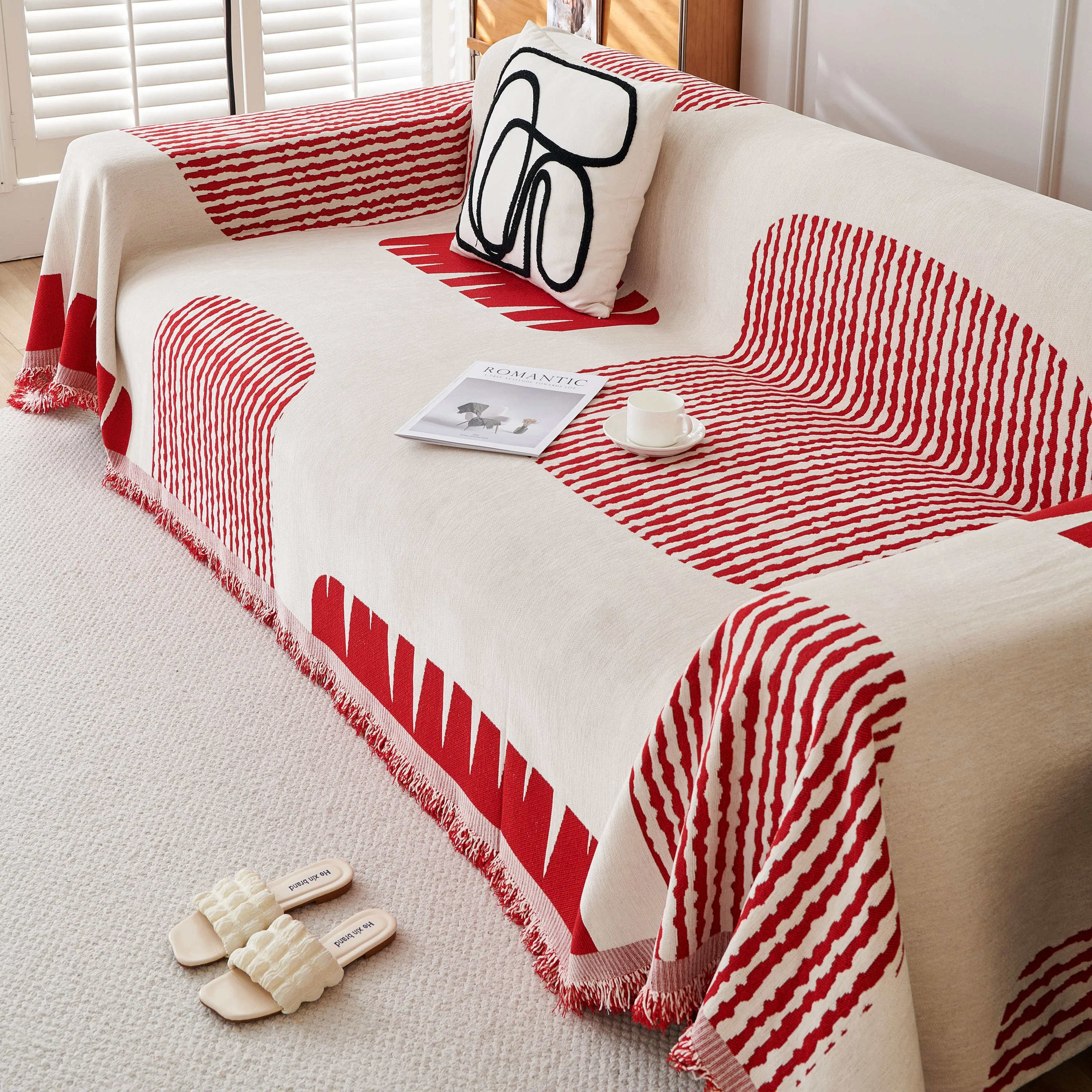 Soft Cozy Chenille Sofa Throw Blanket and Sectional Seat Covers, Scratch Resistant Sofa Couch Covers - Image 51
