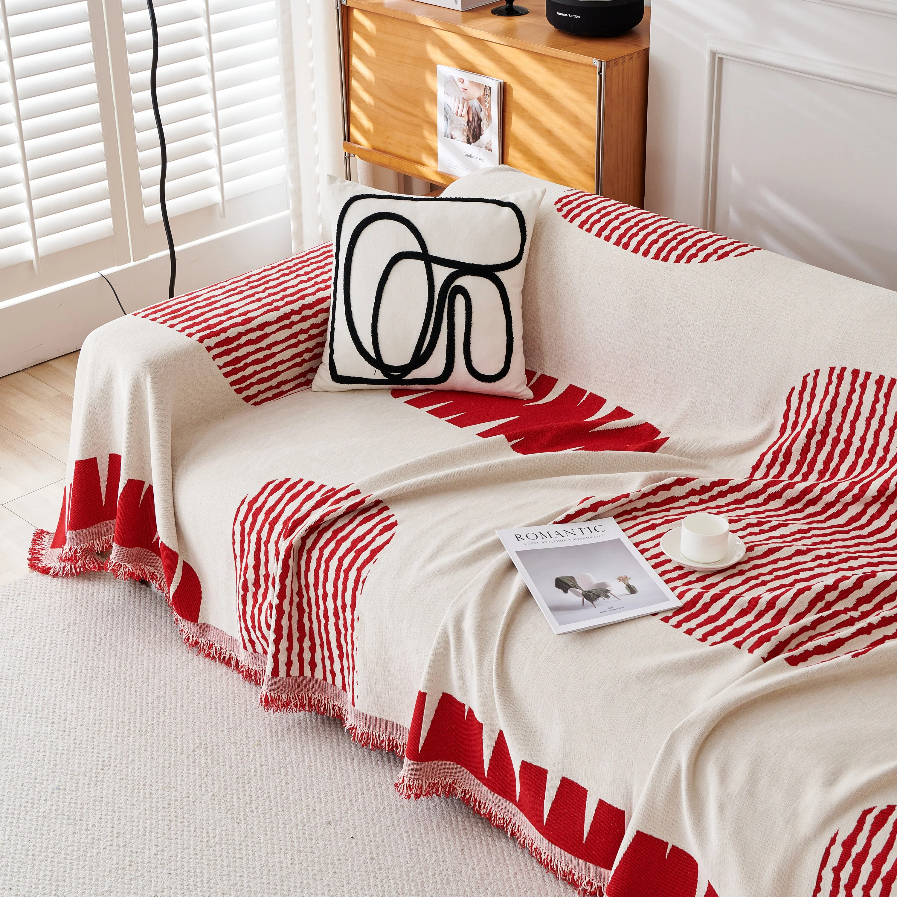 Soft Cozy Chenille Sofa Throw Blanket and Sectional Seat Covers, Scratch Resistant Sofa Couch Covers - Image 63