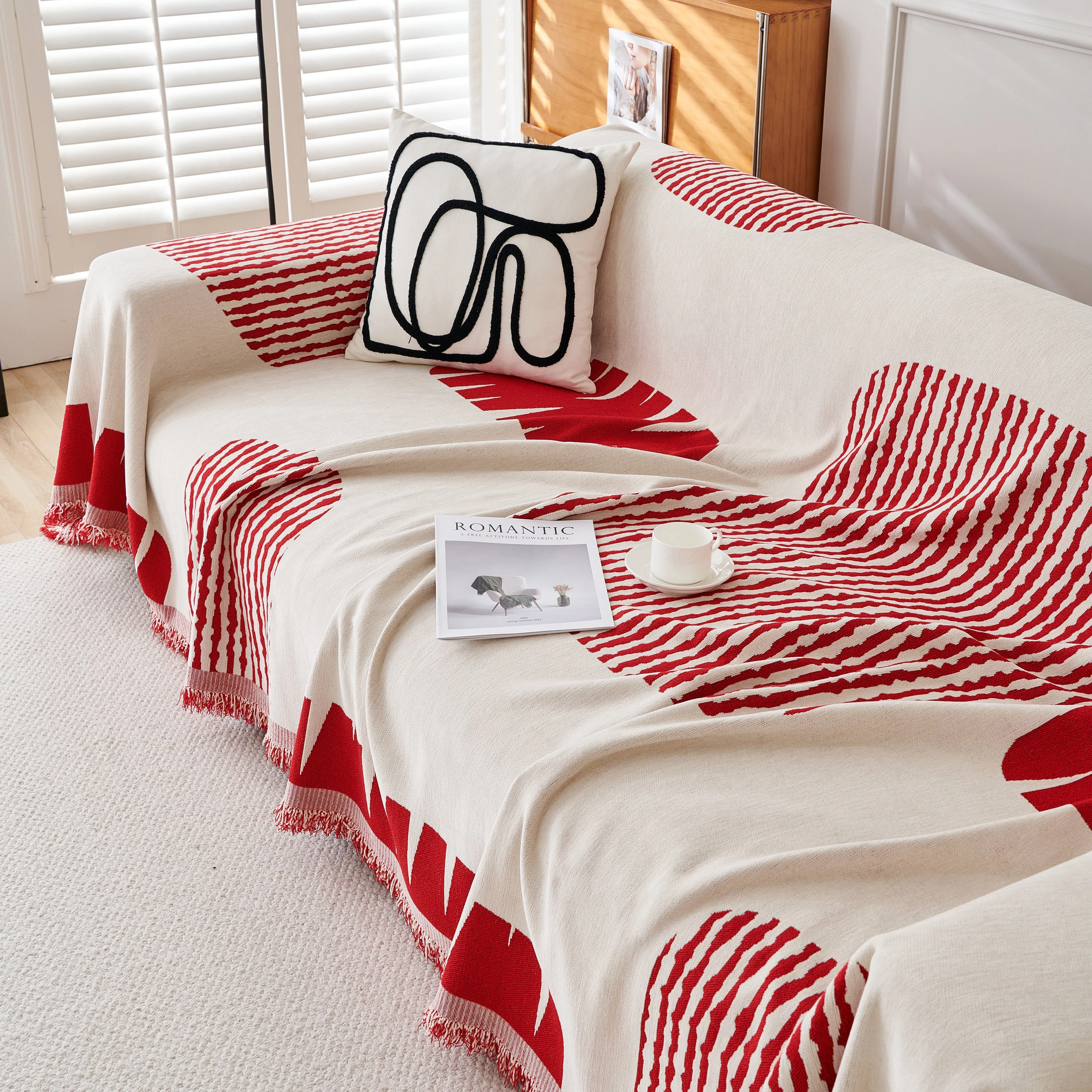 Soft Cozy Chenille Sofa Throw Blanket and Sectional Seat Covers, Scratch Resistant Sofa Couch Covers - Image 65