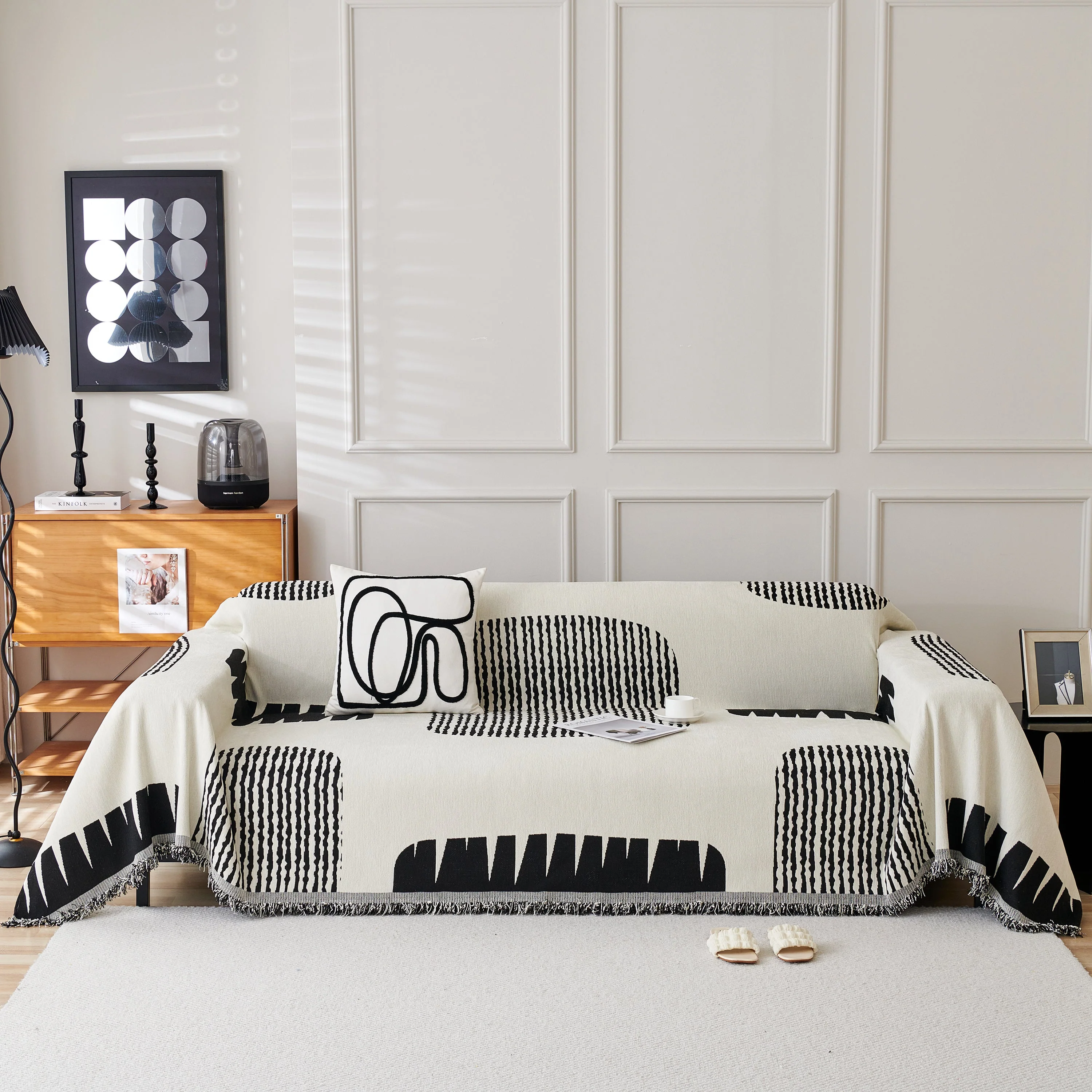 Soft Cozy Chenille Sofa Throw Blanket and Sectional Seat Covers, Scratch Resistant Sofa Couch Covers - Image 76