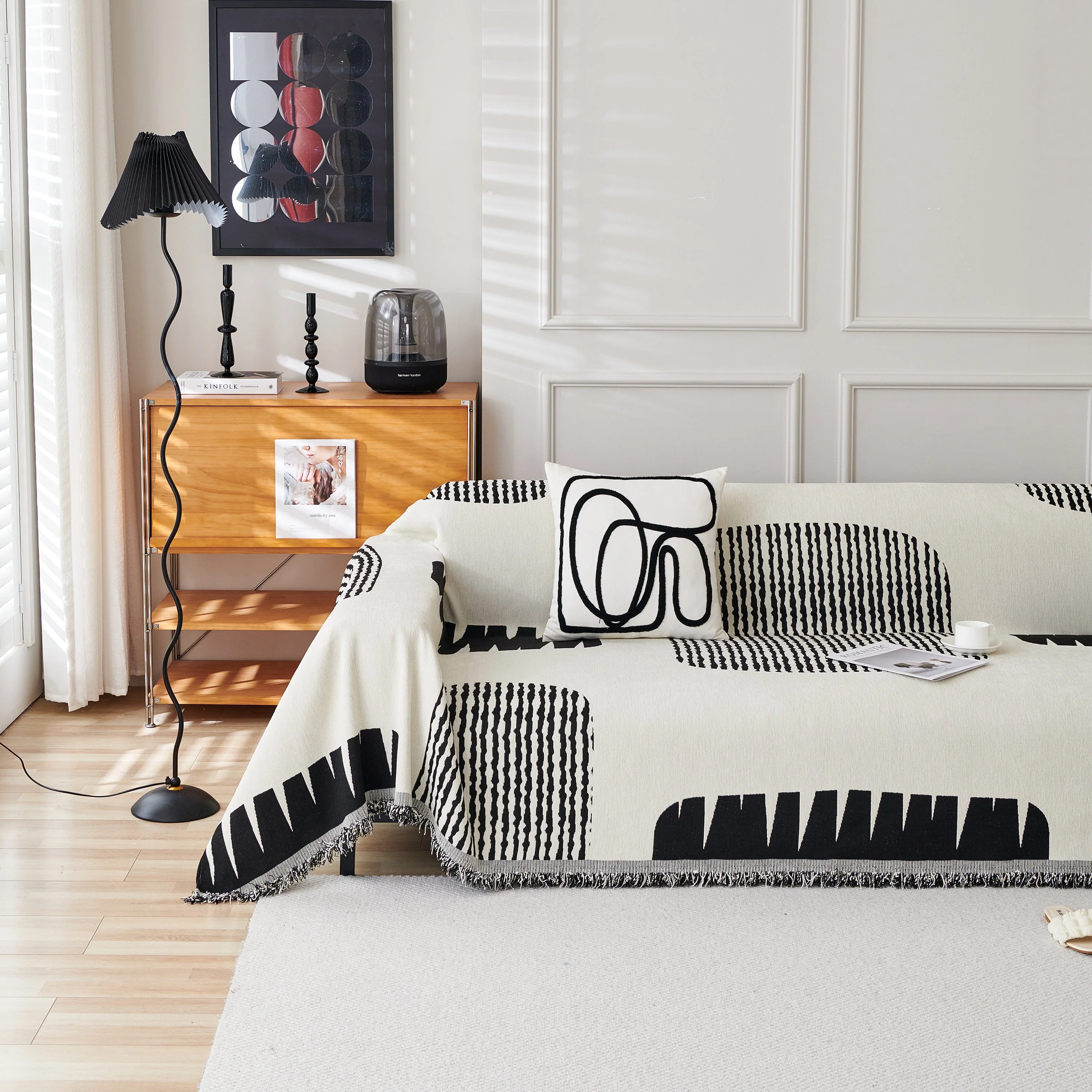 Soft Cozy Chenille Sofa Throw Blanket and Sectional Seat Covers, Scratch Resistant Sofa Couch Covers - Image 77