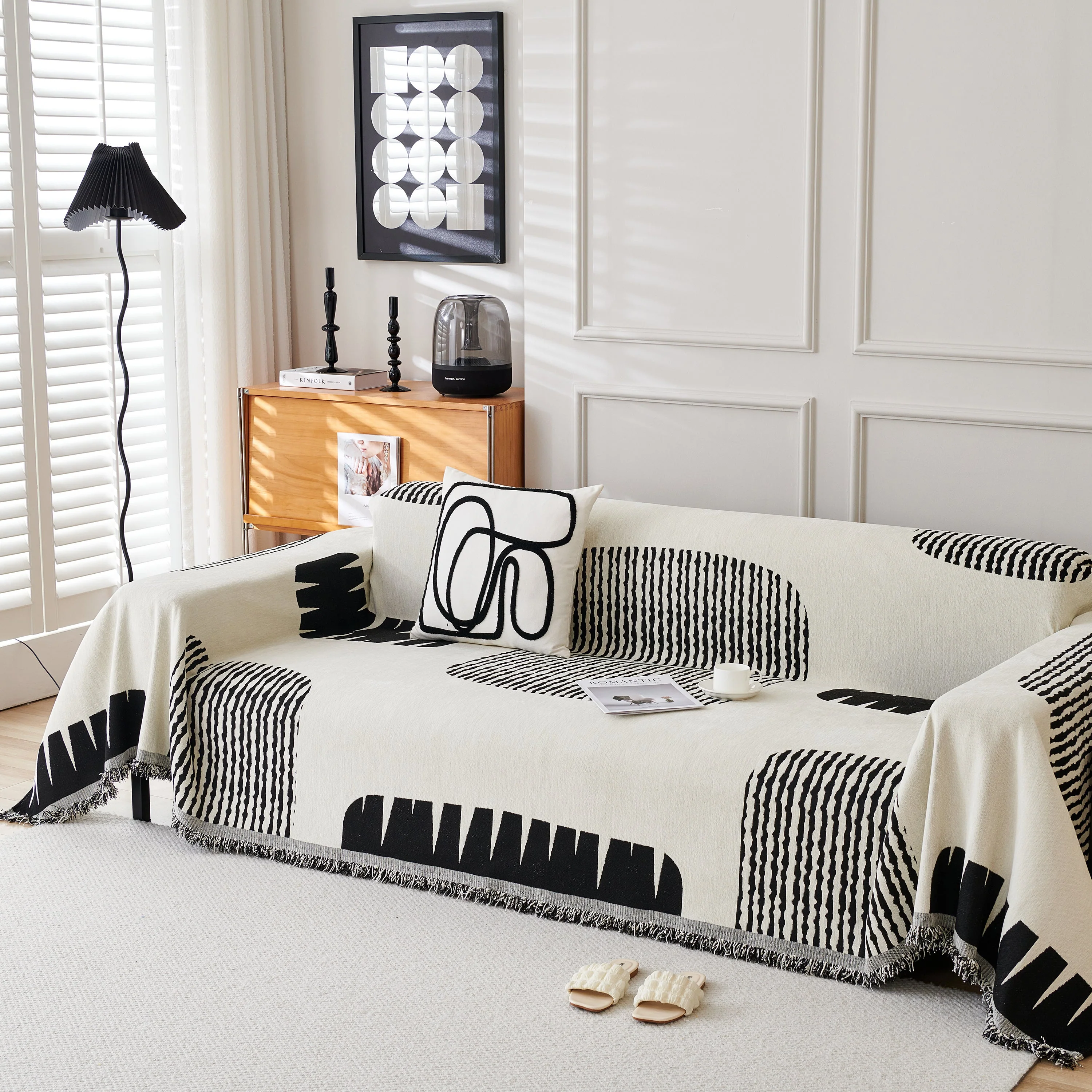 Soft Cozy Chenille Sofa Throw Blanket and Sectional Seat Covers, Scratch Resistant Sofa Couch Covers - Image 78
