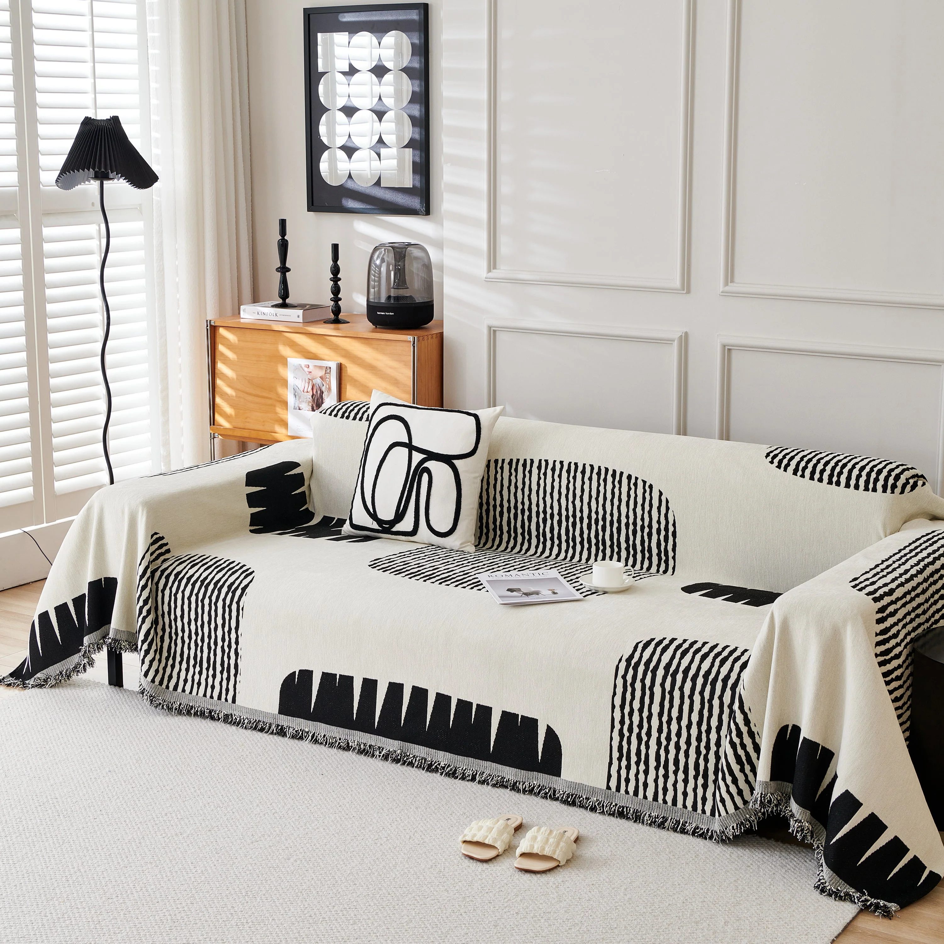 Soft Cozy Chenille Sofa Throw Blanket and Sectional Seat Covers, Scratch Resistant Sofa Couch Covers - Image 79