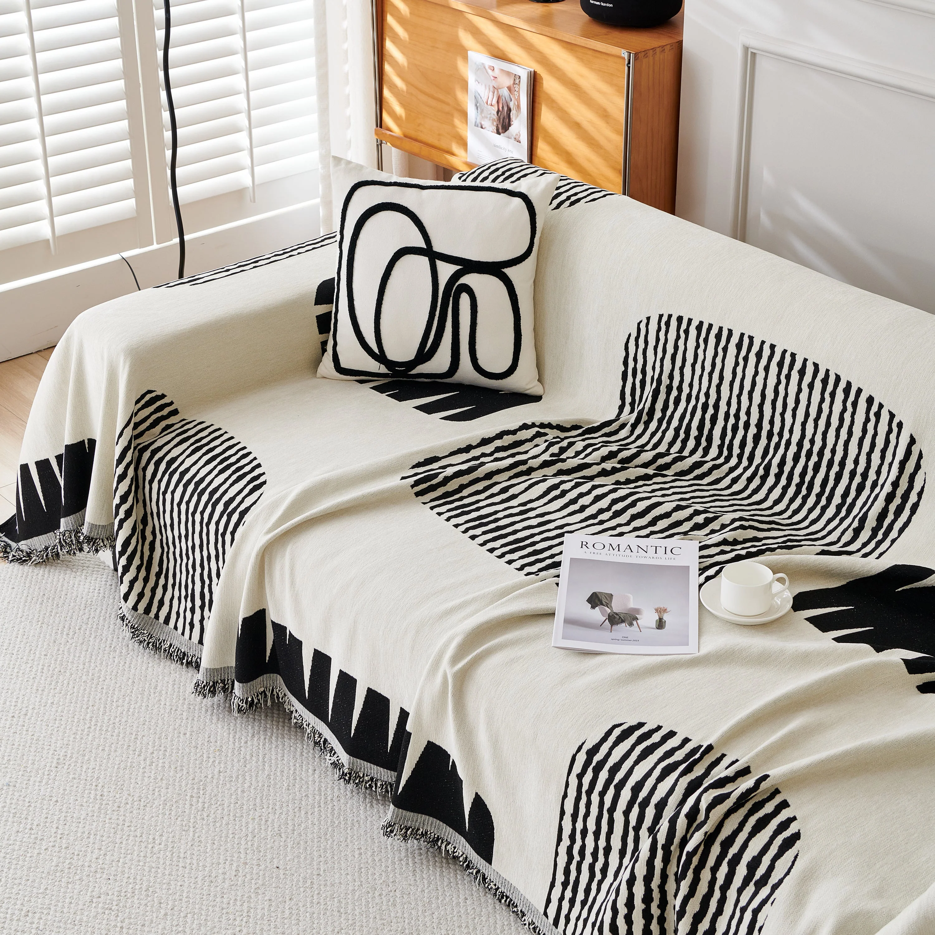 Soft Cozy Chenille Sofa Throw Blanket and Sectional Seat Covers, Scratch Resistant Sofa Couch Covers - Image 98