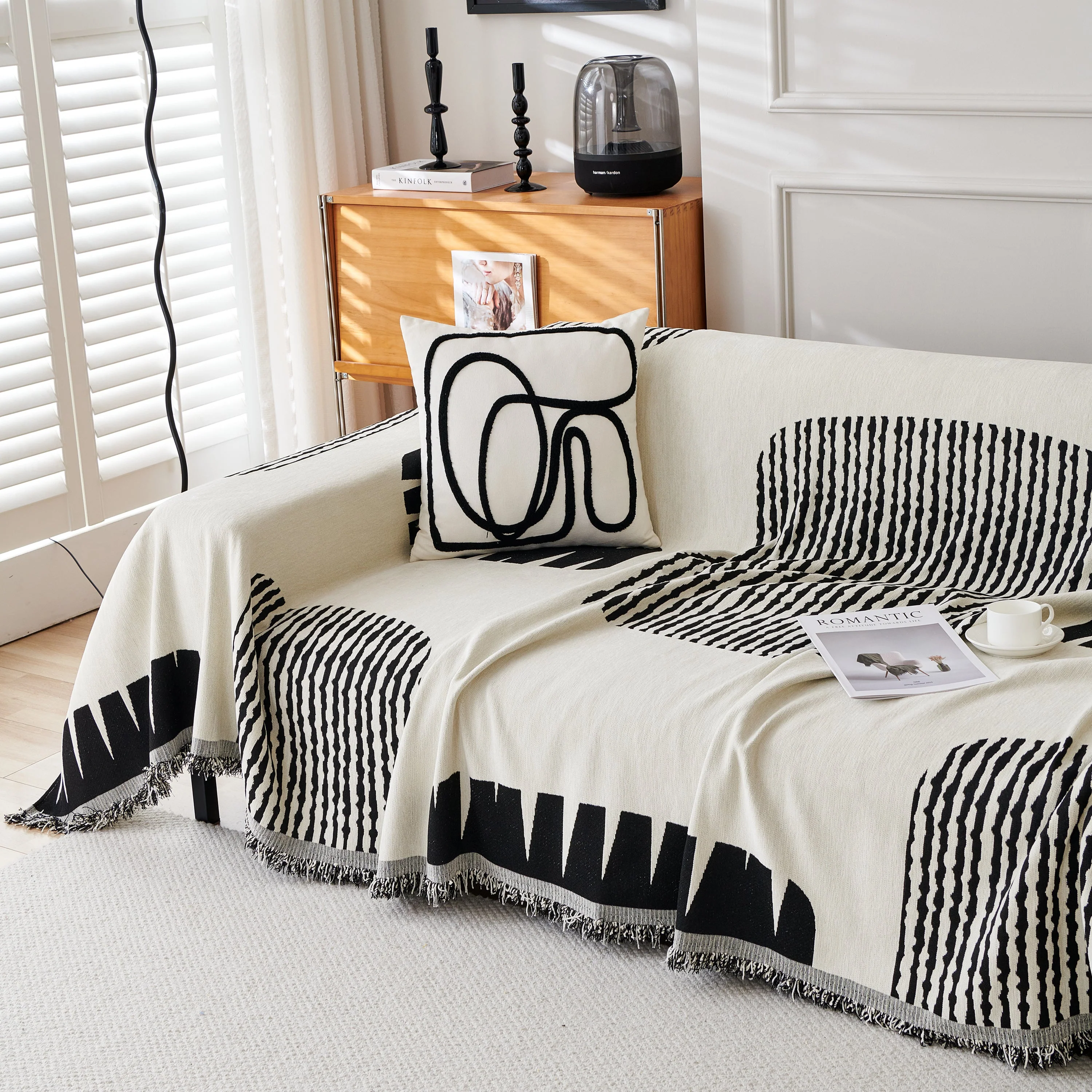 Soft Cozy Chenille Sofa Throw Blanket and Sectional Seat Covers, Scratch Resistant Sofa Couch Covers - Image 99