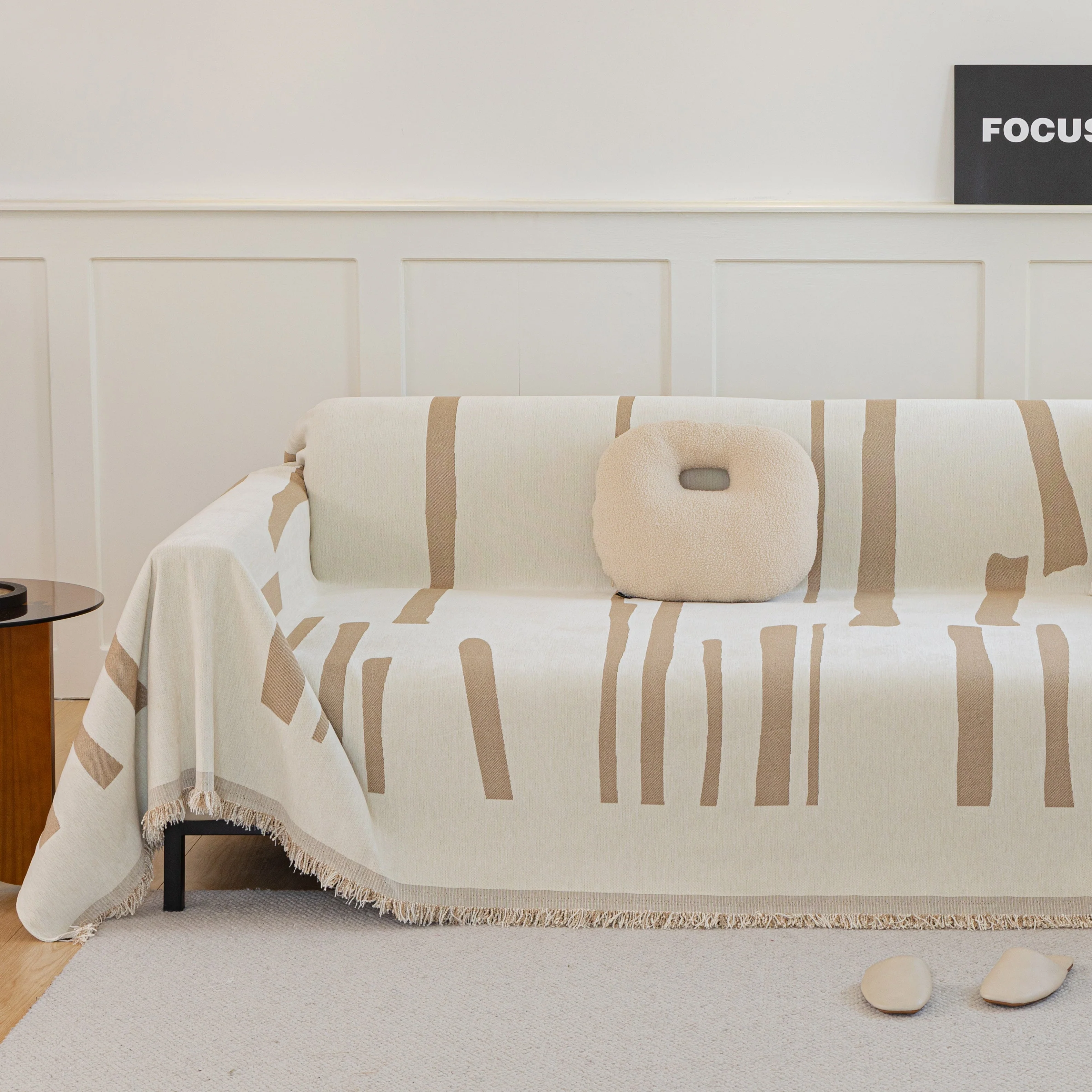 Soft Cozy Chenille Throw Cover for Couch with Tassel Accents, Dustproof Soft Throws for Sofa - Image 47