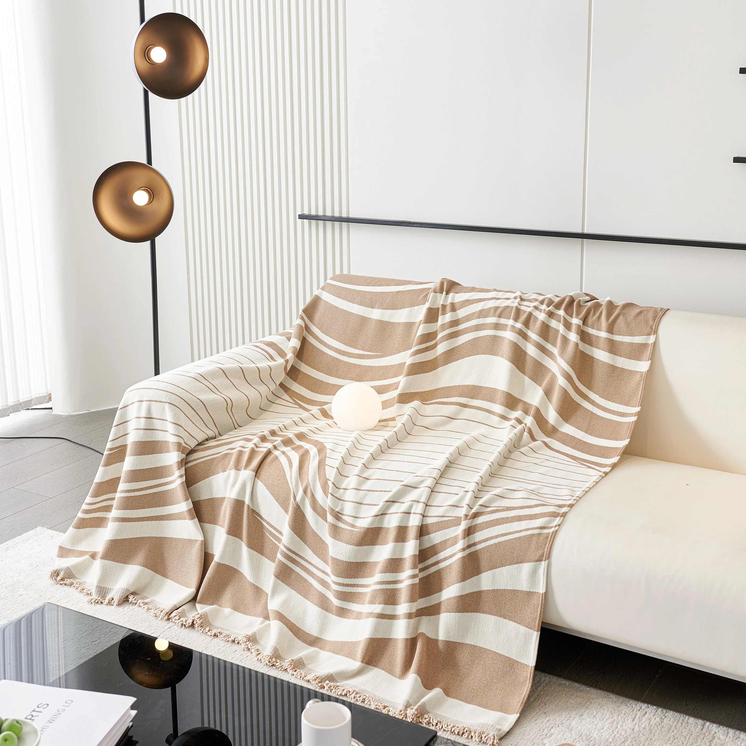 Soft Cozy Curved Throw Blankets for Couch, Sofa, Bed, Travel, Decorative Blankets for Women, Men, Kids Gift - Image 23
