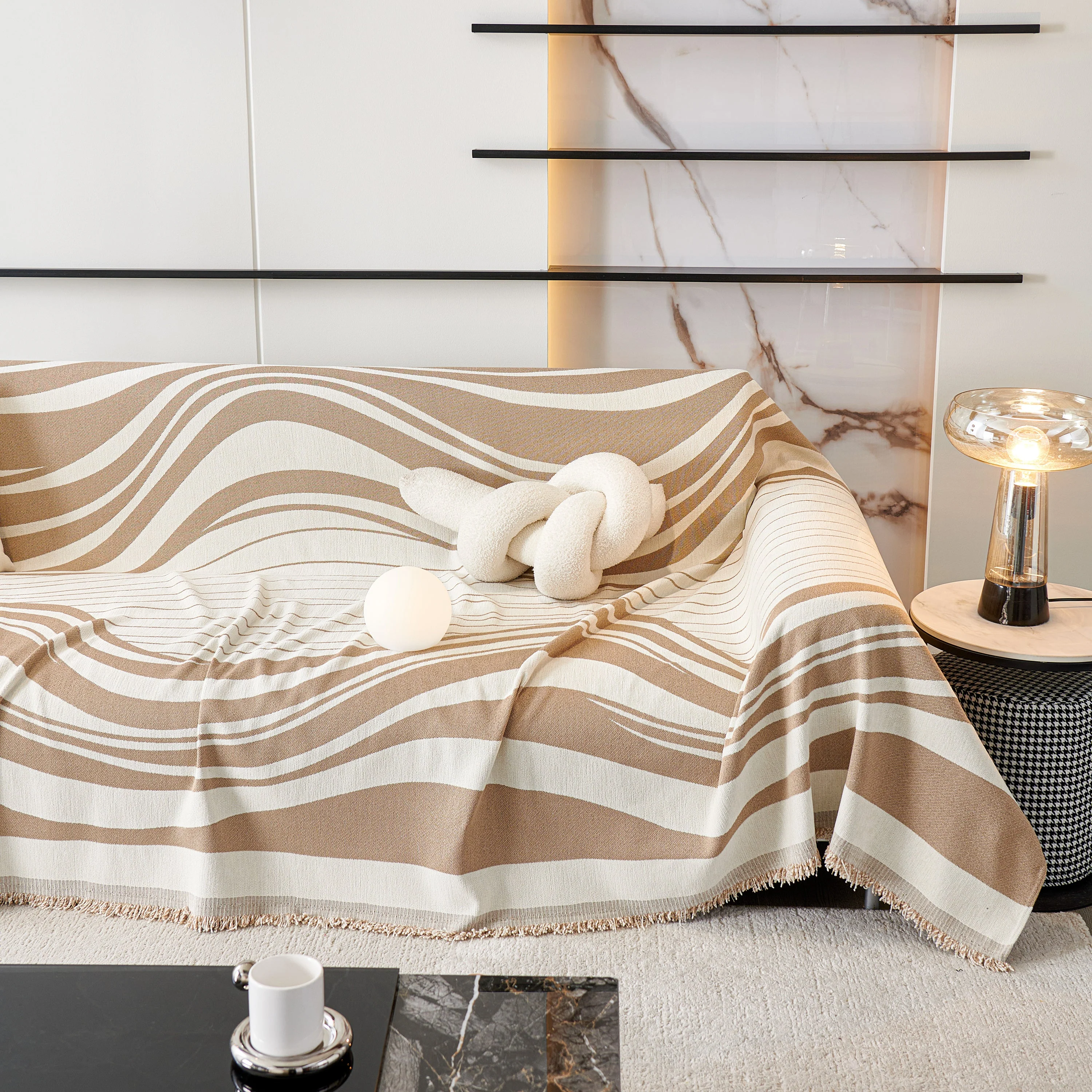 Soft Cozy Curved Throw Blankets for Couch, Sofa, Bed, Travel, Decorative Blankets for Women, Men, Kids Gift - Image 24