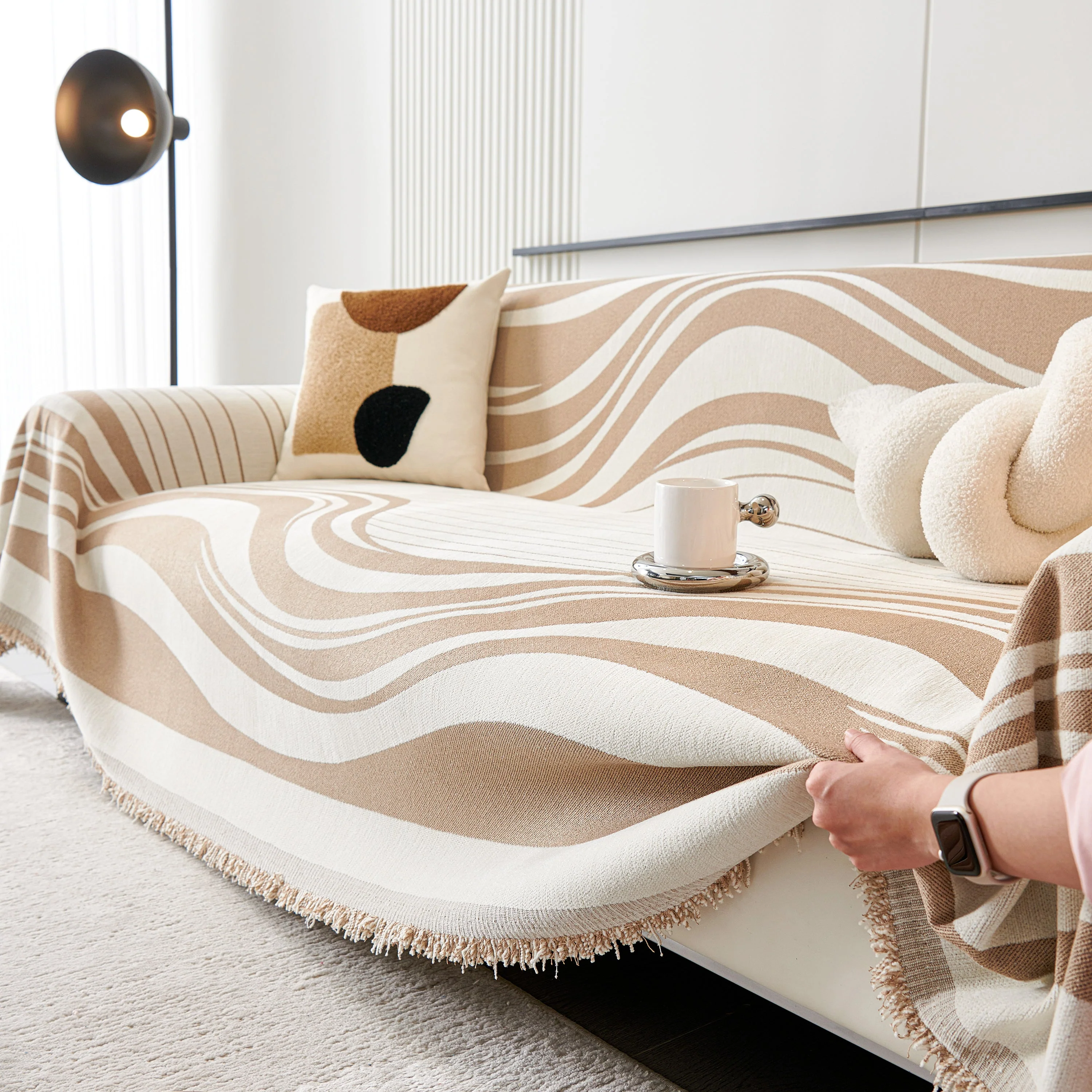 Soft Cozy Curved Throw Blankets for Couch, Sofa, Bed, Travel, Decorative Blankets for Women, Men, Kids Gift - Image 27