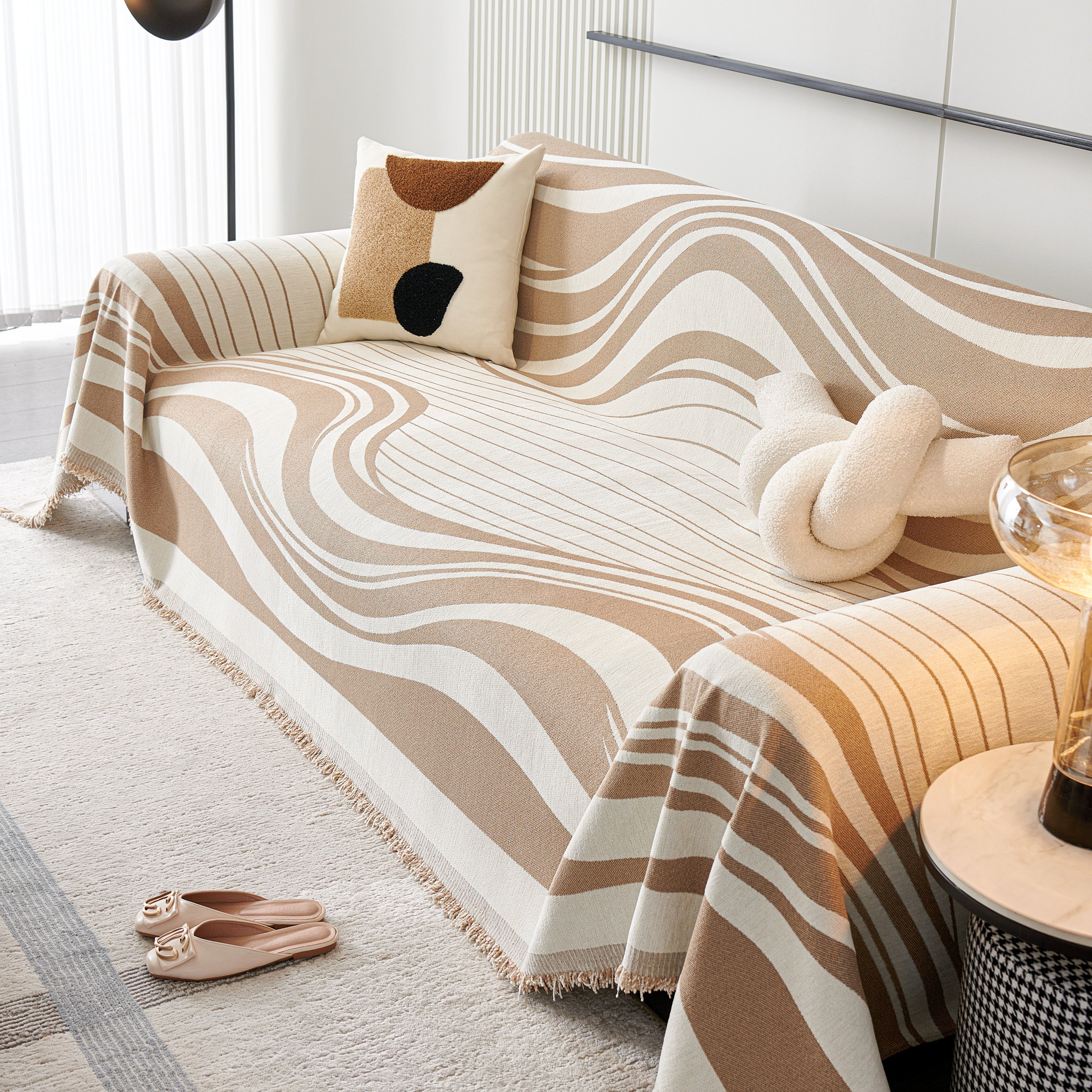 Soft Cozy Curved Throw Blankets for Couch, Sofa, Bed, Travel, Decorative Blankets for Women, Men, Kids Gift - Image 31