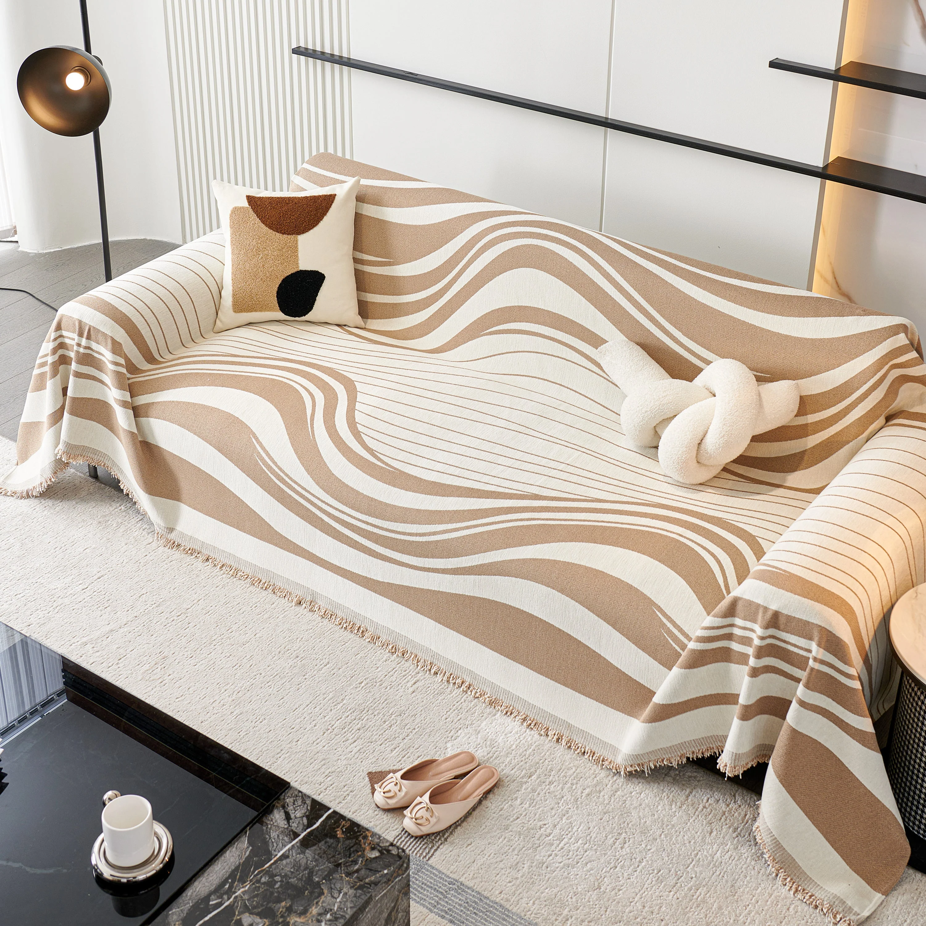 Soft Cozy Curved Throw Blankets for Couch, Sofa, Bed, Travel, Decorative Blankets for Women, Men, Kids Gift - Image 32