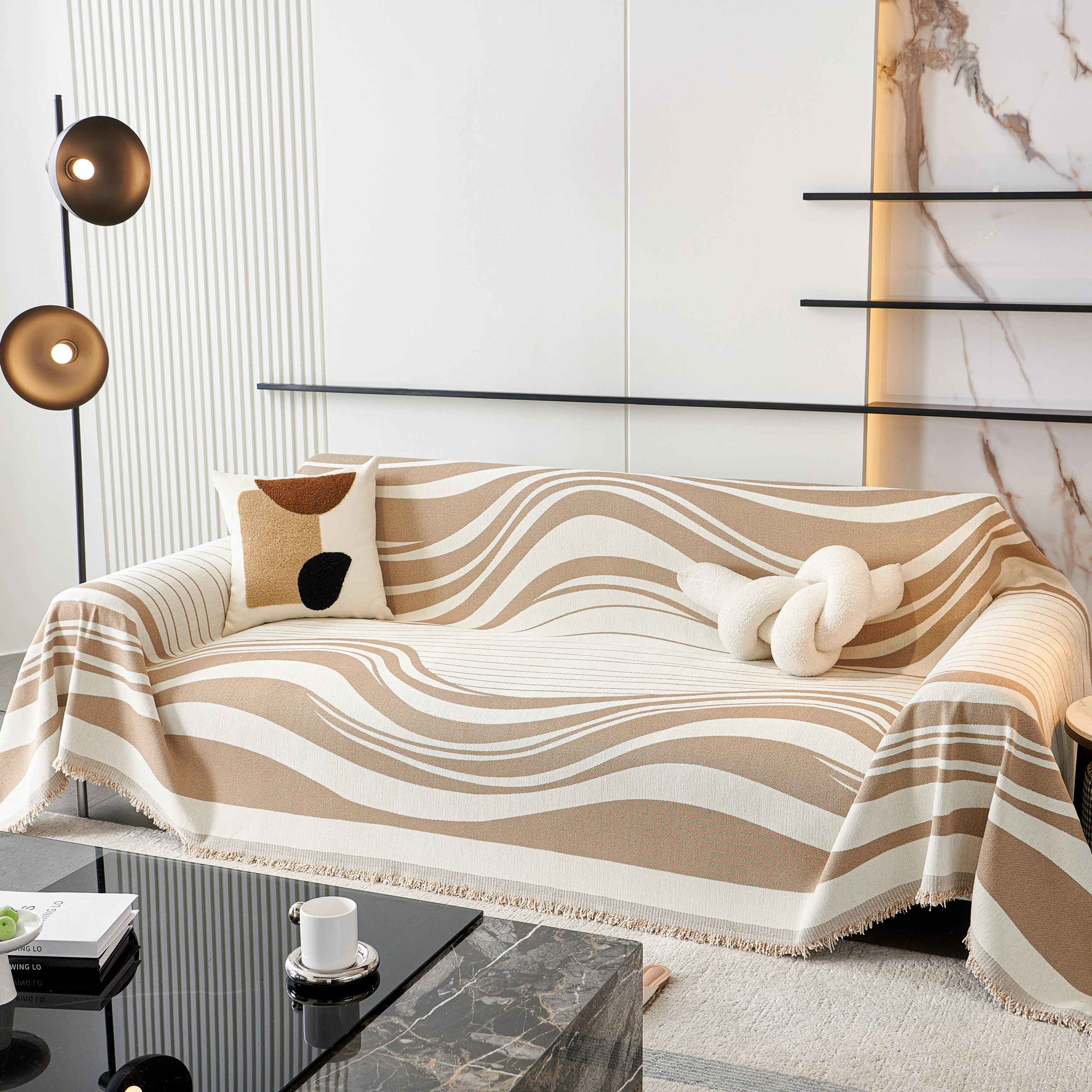 Soft Cozy Curved Throw Blankets for Couch, Sofa, Bed, Travel, Decorative Blankets for Women, Men, Kids Gift - Image 33