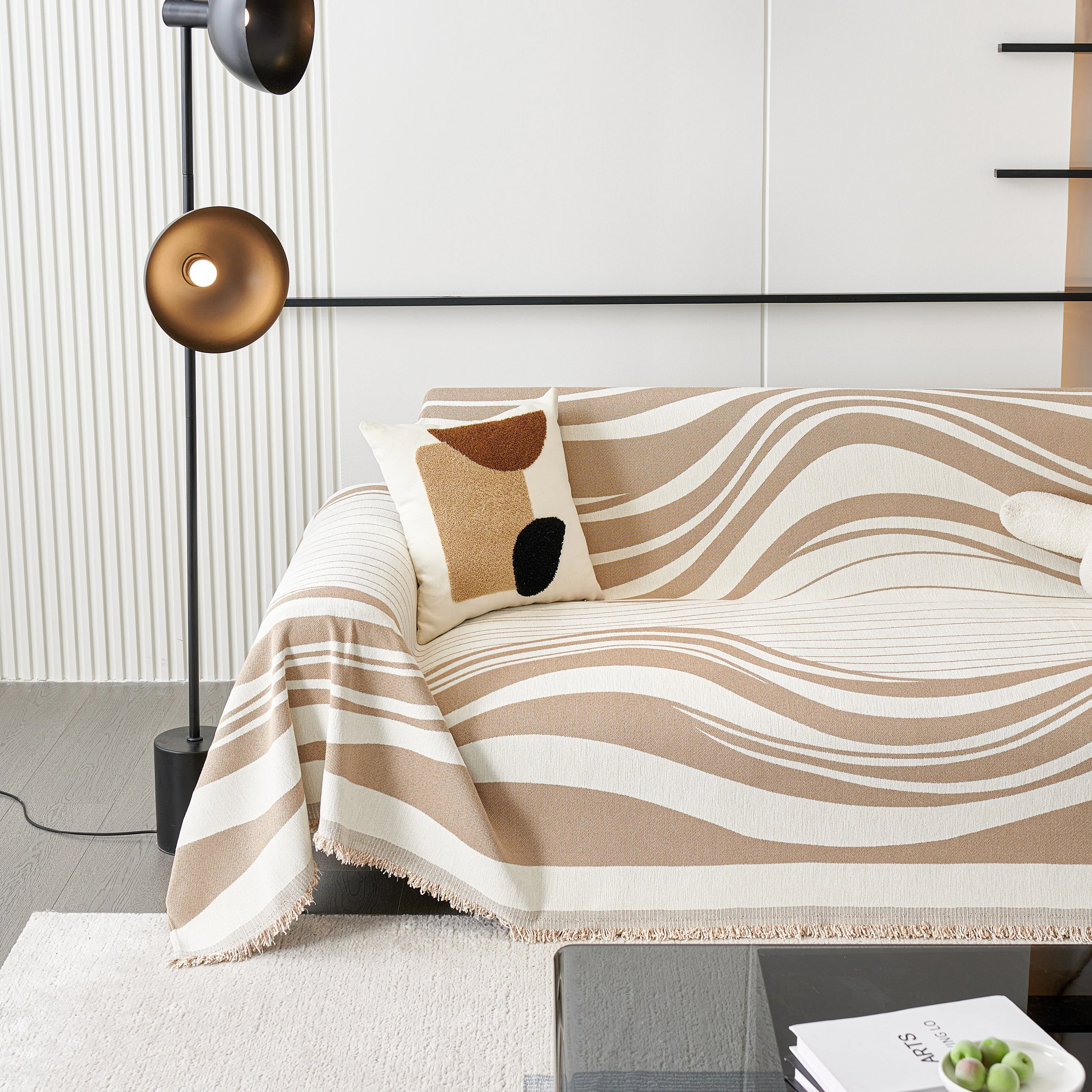 Soft Cozy Curved Throw Blankets for Couch, Sofa, Bed, Travel, Decorative Blankets for Women, Men, Kids Gift - Image 34