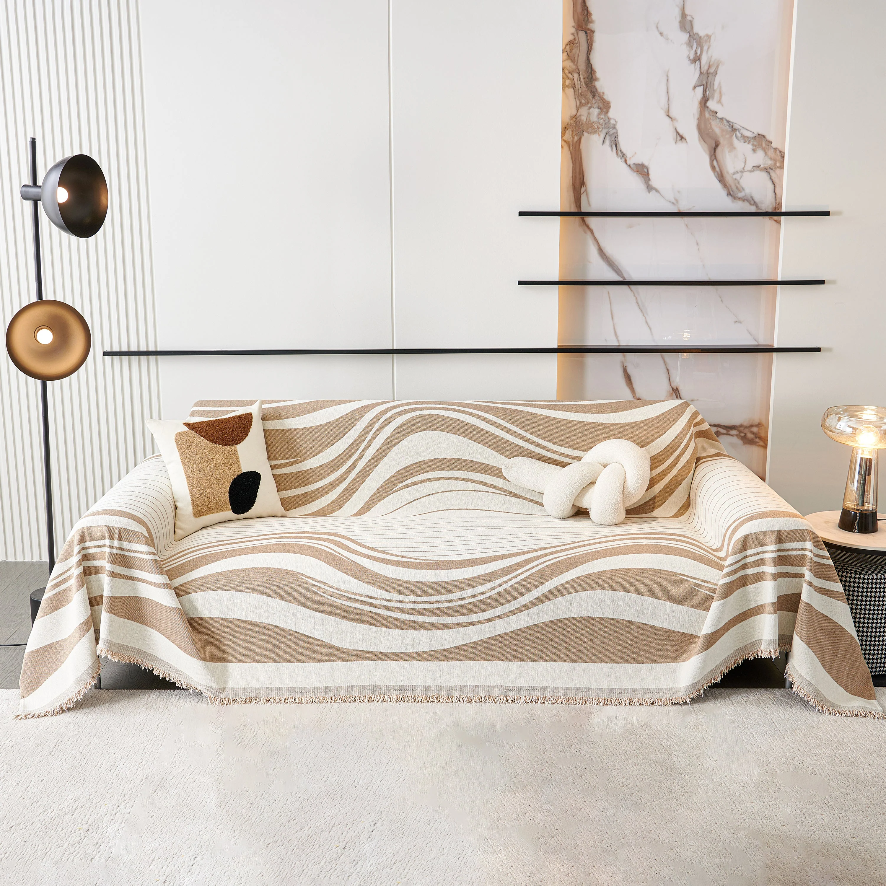 Soft Cozy Curved Throw Blankets for Couch, Sofa, Bed, Travel, Decorative Blankets for Women, Men, Kids Gift - Image 35