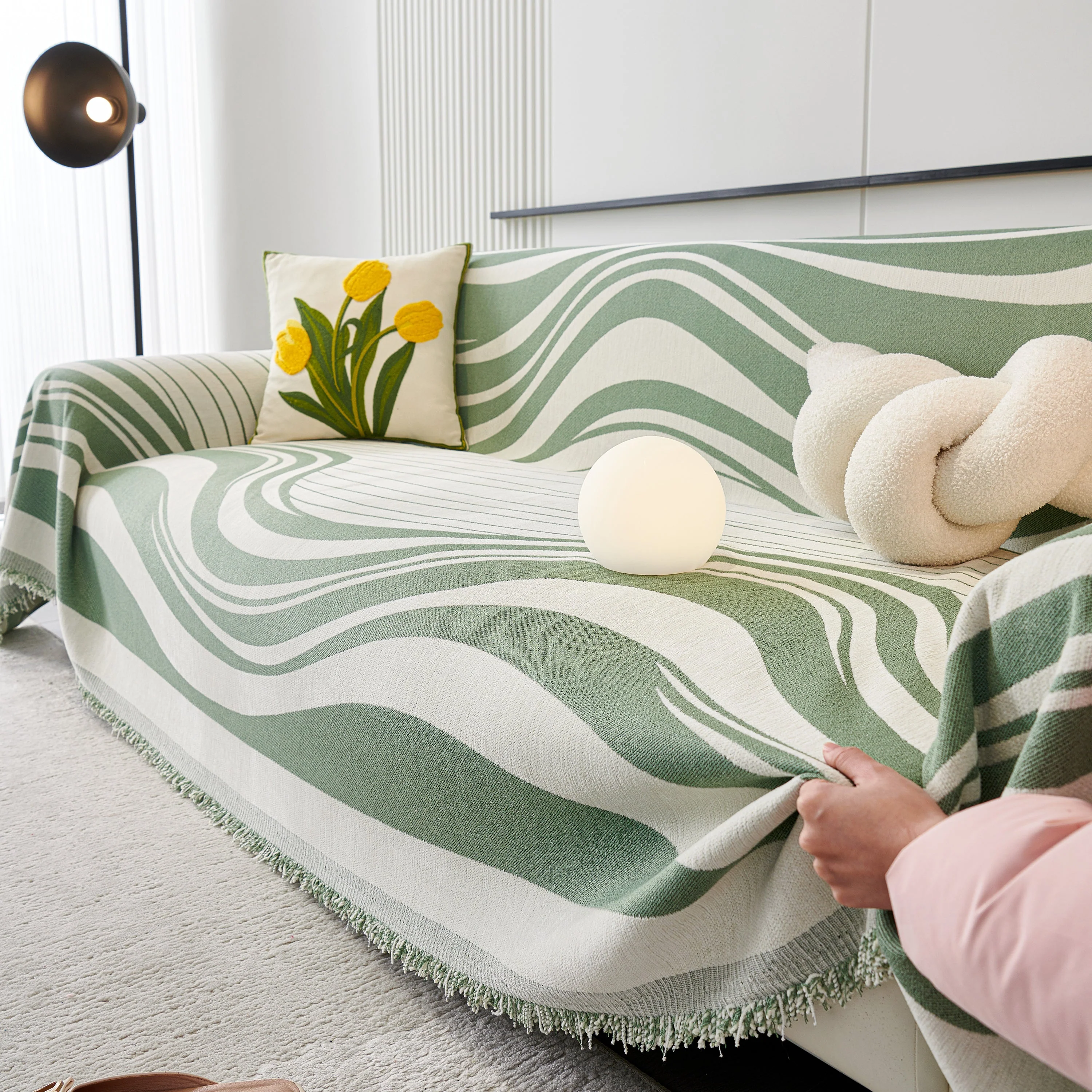 Soft Cozy Curved Throw Blankets for Couch, Sofa, Bed, Travel, Decorative Blankets for Women, Men, Kids Gift - Image 46