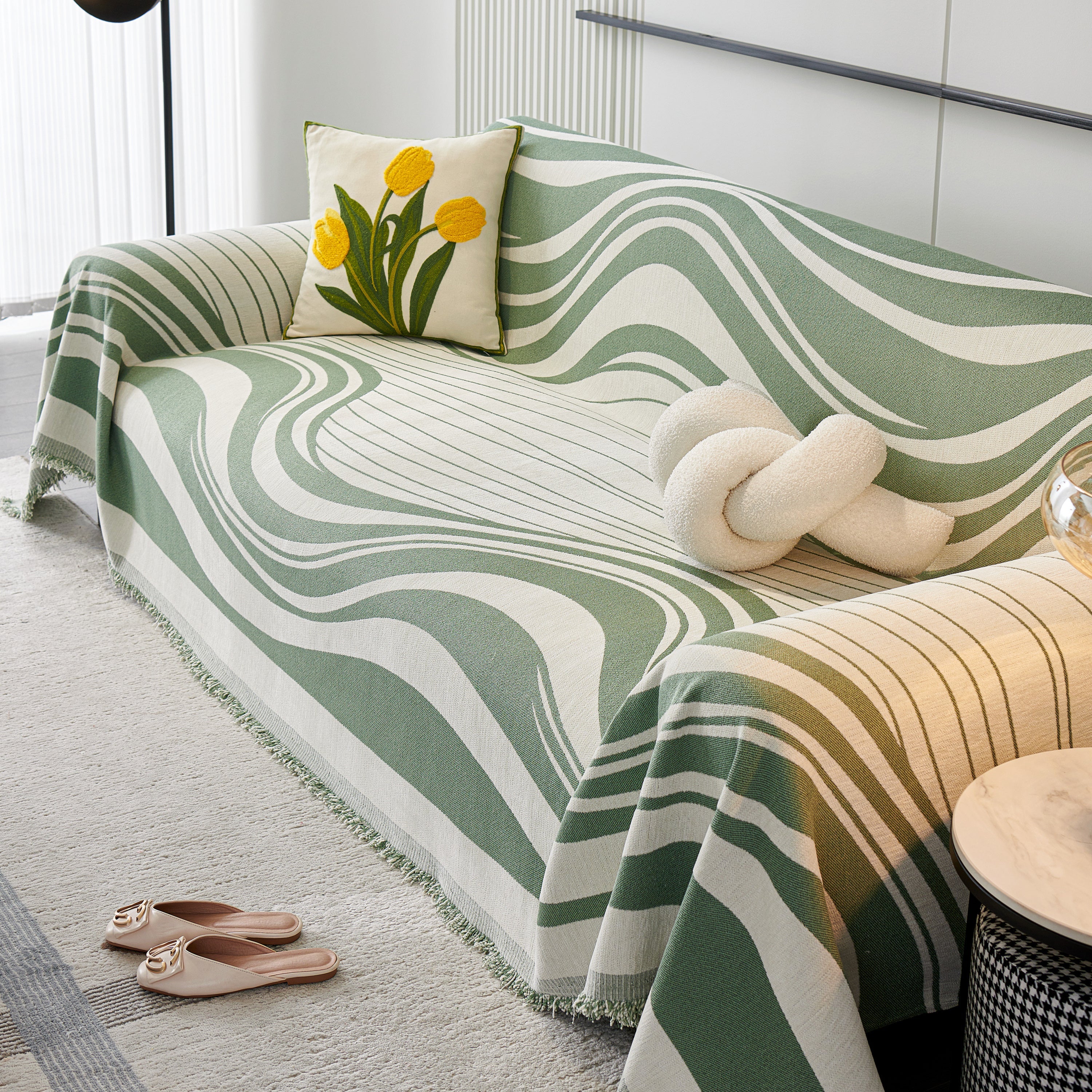 Soft Cozy Curved Throw Blankets for Couch, Sofa, Bed, Travel, Decorative Blankets for Women, Men, Kids Gift - Image 50