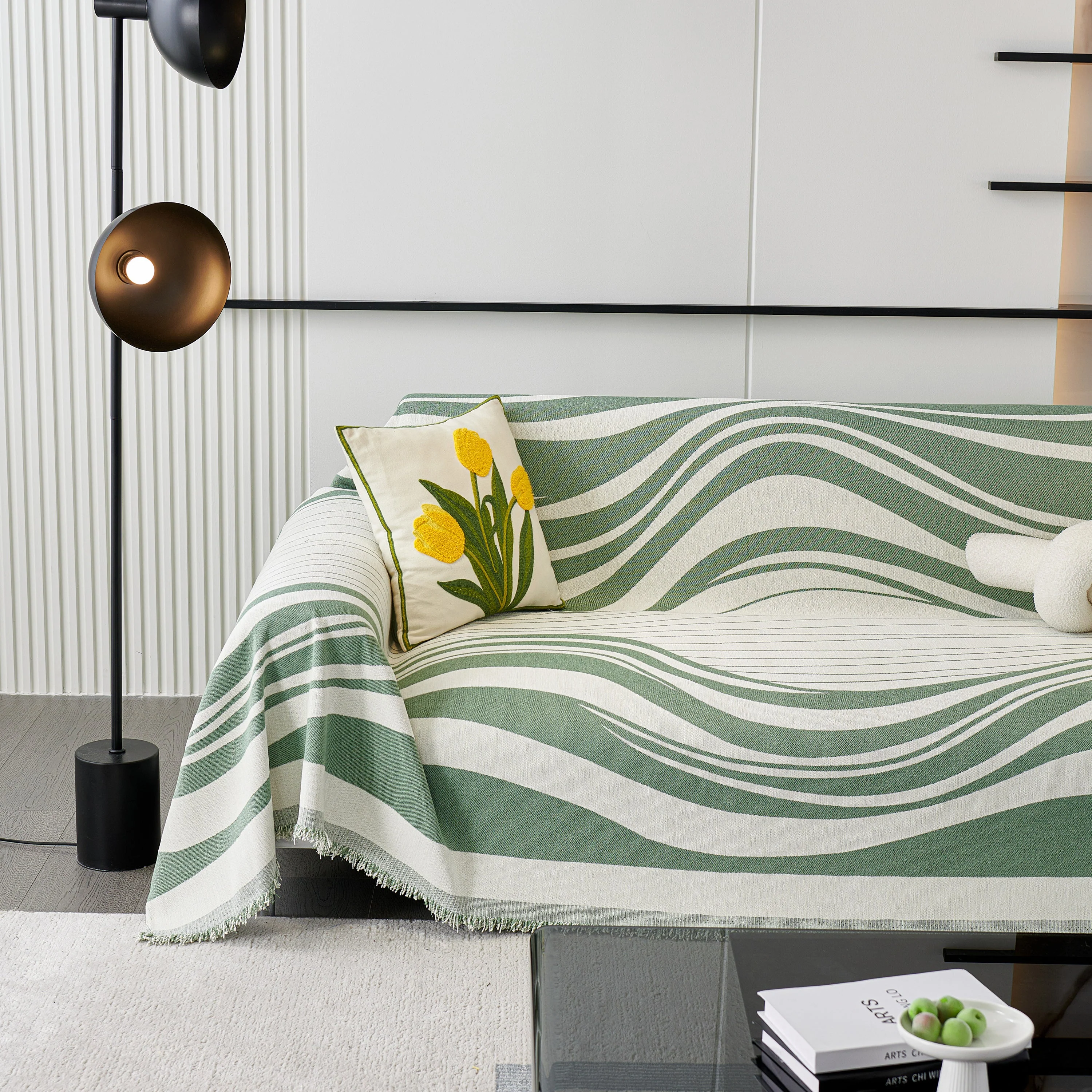 Soft Cozy Curved Throw Blankets for Couch, Sofa, Bed, Travel, Decorative Blankets for Women, Men, Kids Gift - Image 52
