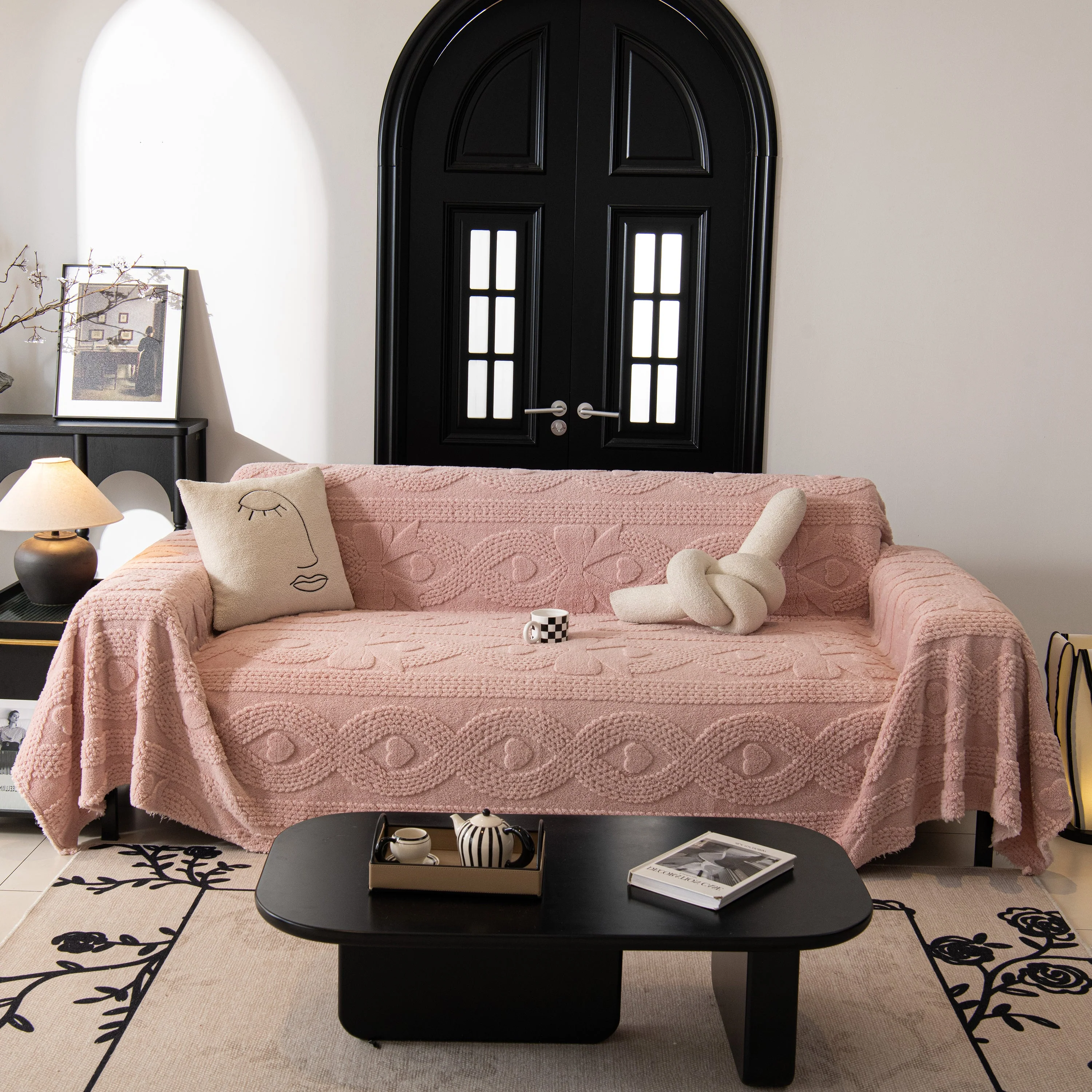 Soft Plush Fleece Throw Blanket for Couch Solid Cute Warm Couch Cover Blanket for Winter - Image 55